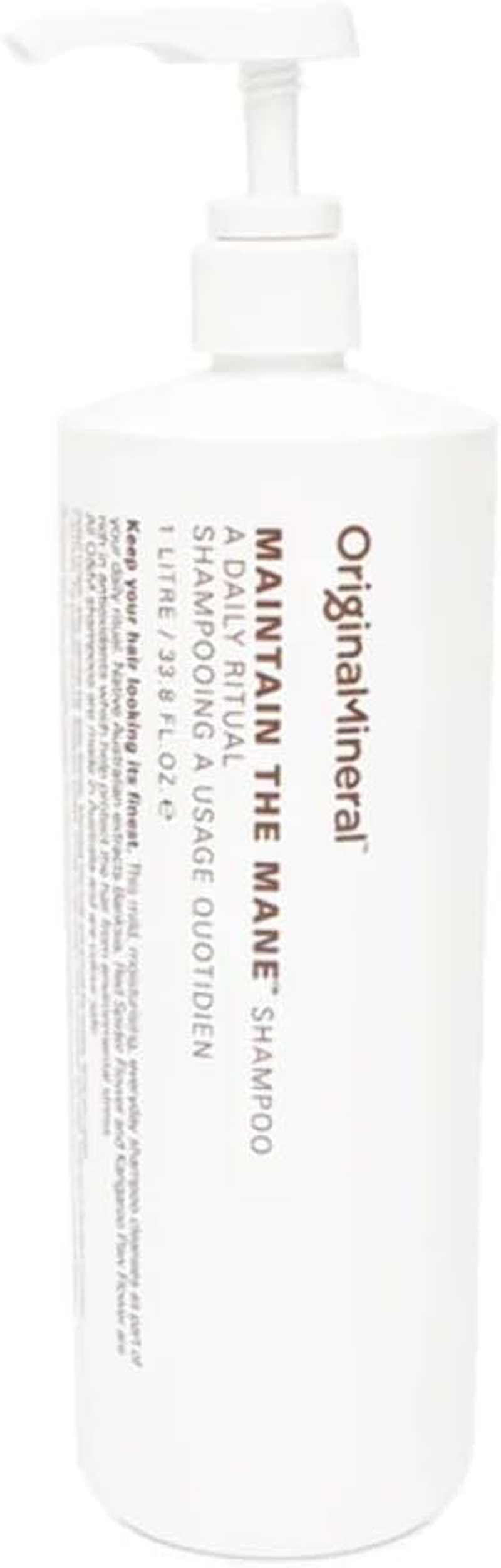 O&M Maintain the Mane Shampoo- 1000Ml- for Everyday Use- Colour Safe, Clean from Sulfates, Parabens, Silicones, MIT, Phthalates, Triclosan, Propylene Glycol & Gluten, PETA Certified & Vegan, Australian Made, PCR Packaging image number 1