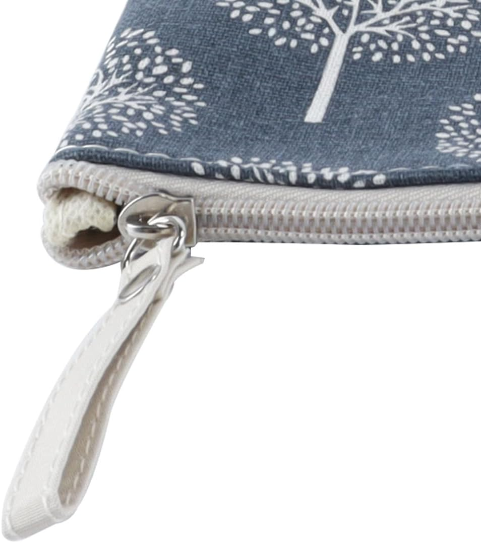 Orivin Canvas Cosmetic Bag, 2 Portable Women'S Purses, Printed Makeup Bag, Multifunctional Travel Toiletries with Zip for Cosmetic Keys image number 3