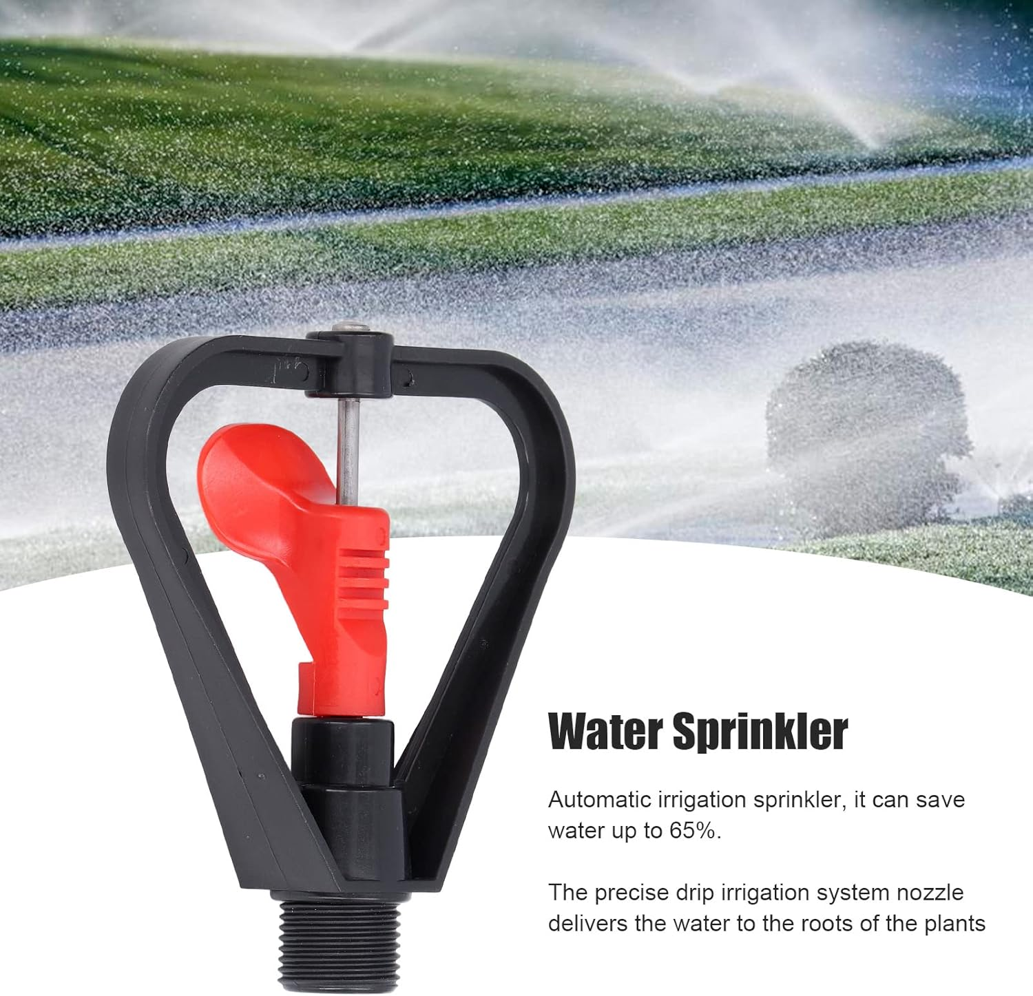 Lawn Sprinkler, 15Pcs Irrigation Sprinkler G1/2In Male Thread Refraction Sprinkler for Watering Garden Yard Lawn image number 5