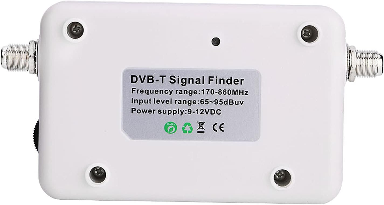 TV Meter, Mini Digital Antenna Finder, Terrestrial TV Antenna Strength Meter Detector Receiver, for Remote Satellite Antennas