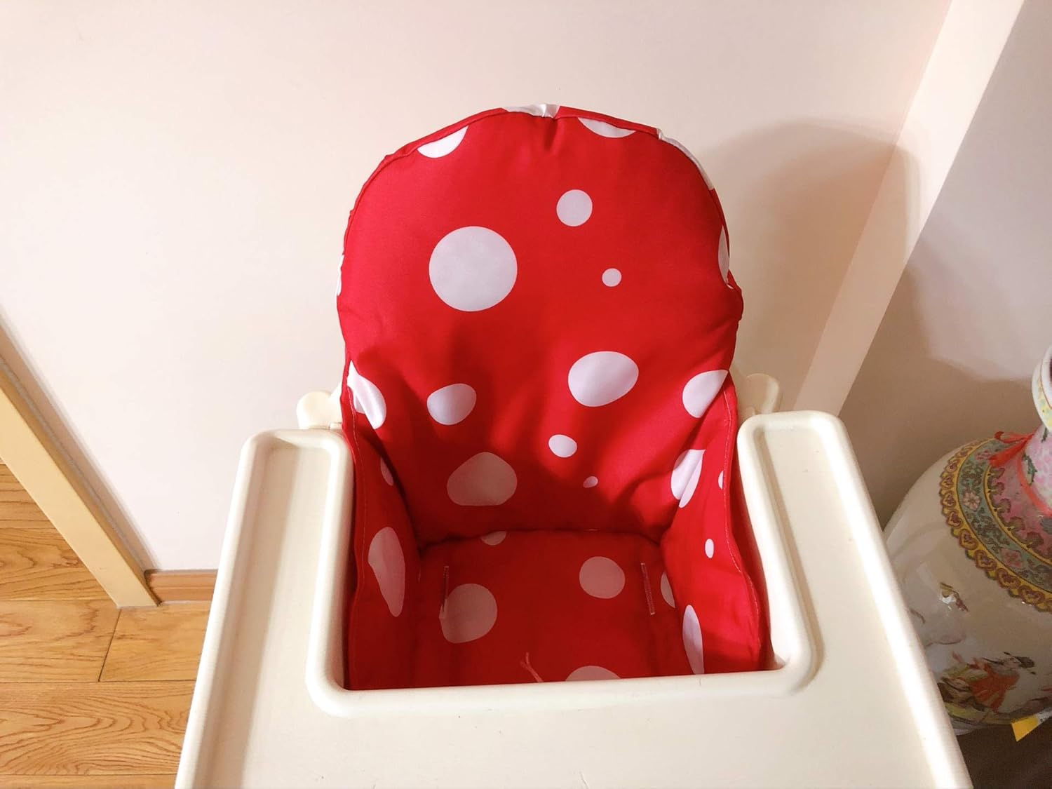 Zama Seat Covers Cushion Compatible for Antilop Highchair Washable Foldable Baby Highchair Cover Childs Chair Cushion (Red) image number 1