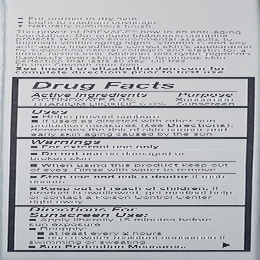 Elizabeth Arden Prevage Anti-Aging Foundation 30Ml image number 5