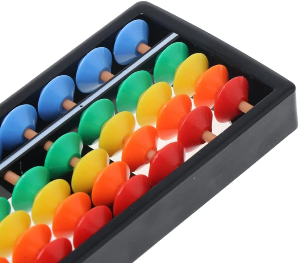 Colorful Abacus Arithmetic Soroban Maths Calculating Tools Kids Educational Multicolor image number 4
