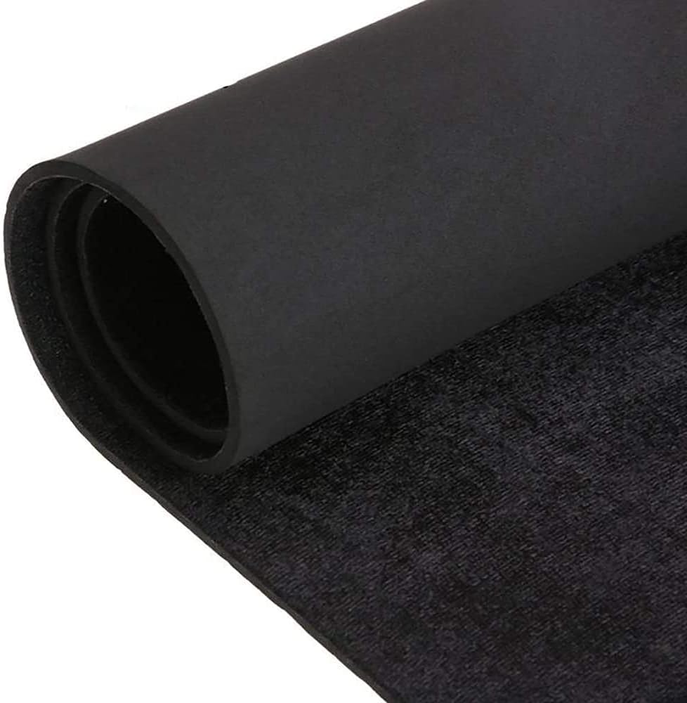 Milesmagic Magician Close up Card Mat for Performance on Playing Cards, Poker, Gimmick Routines and Coin Magic Tricks, Black