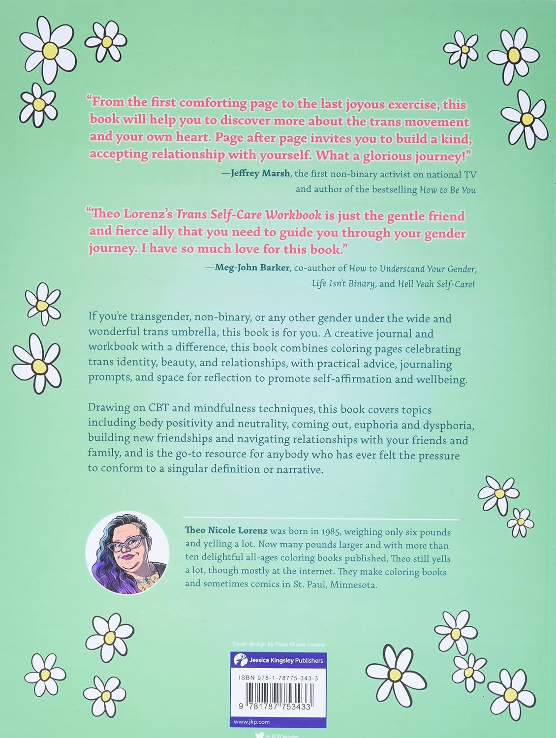 The Trans Self-Care Workbook: a Coloring Book and Journal for Trans and Non-Binary People image number 1