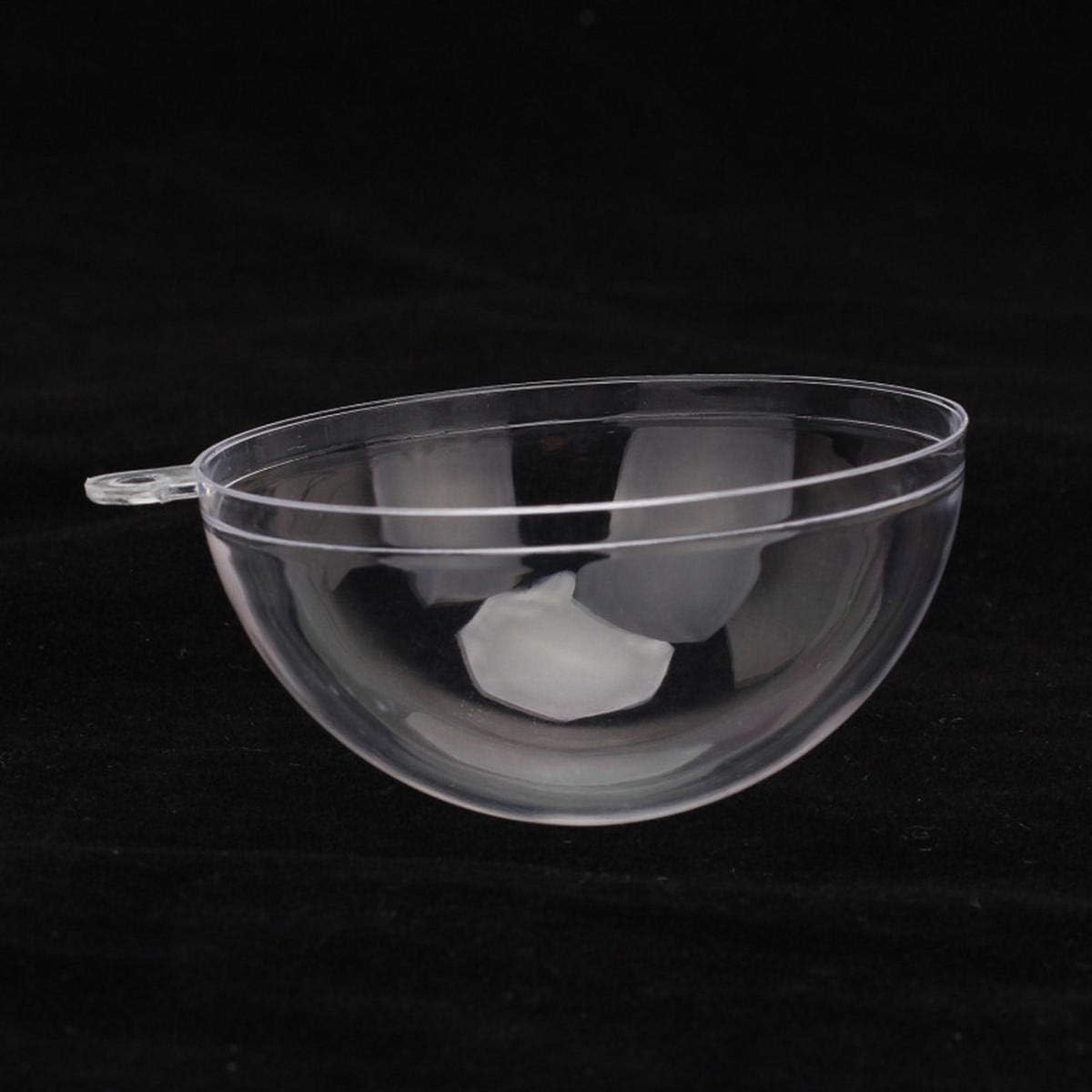 DIY Clear Plastic Bath Bomb Mold with Christmas Ball Decorations 4/5/6/7/8M, (Color : 5Cm) - 4Cm image number 2