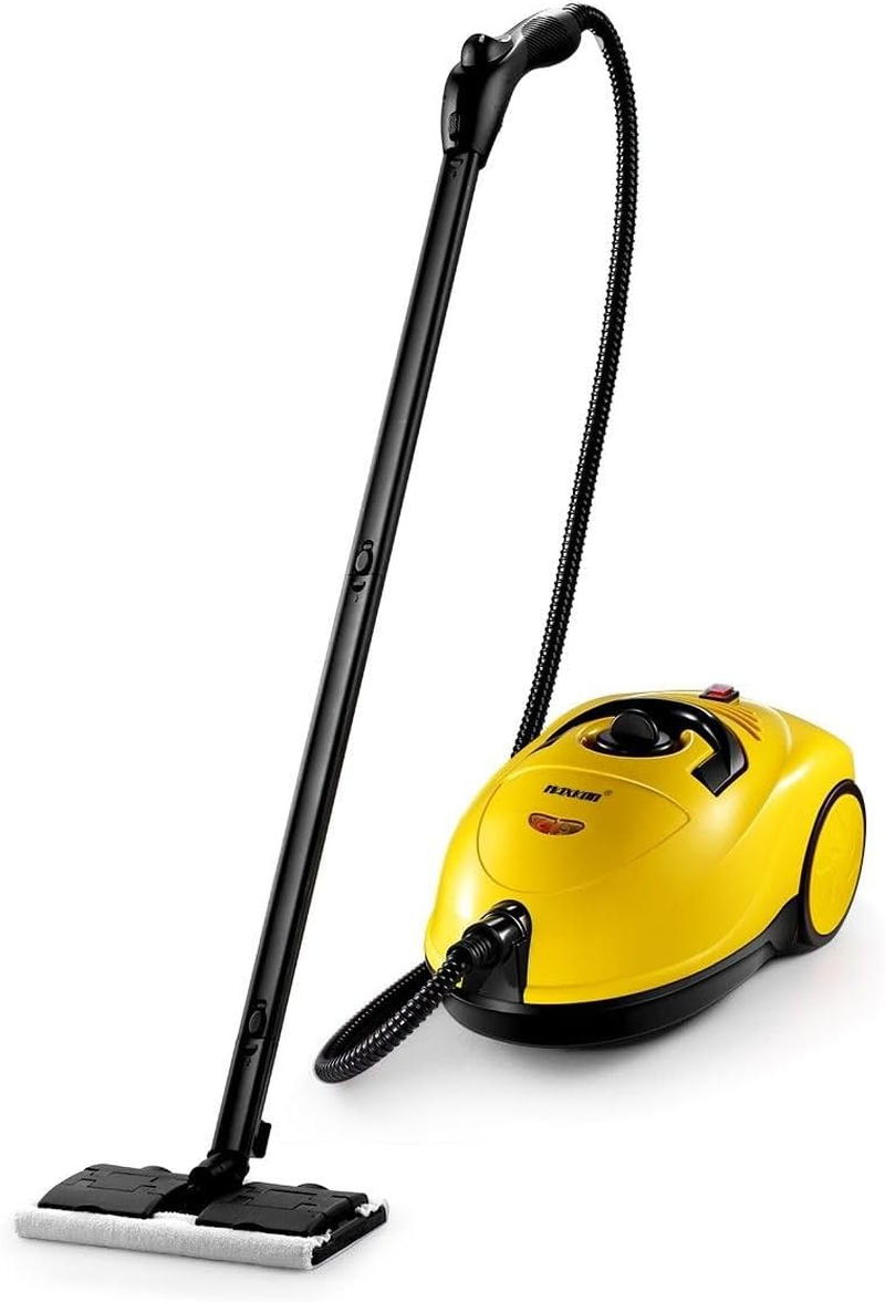 Maxkon 13-In-1 Steam Cleaner Mop 2.1L High Pressure Carpet Floor Window Steamer Handheld Home Cleaning,Dual Tank