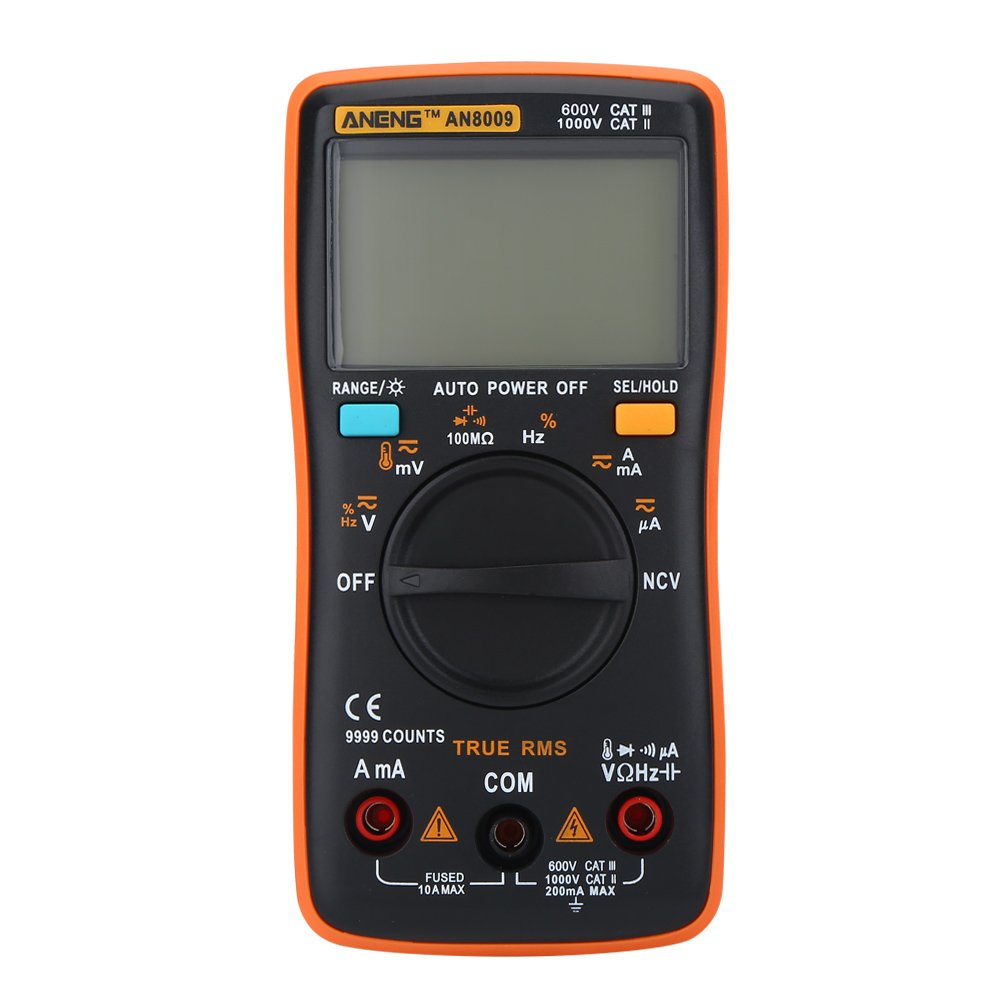 ANENG AN8009 Digital Auto Ranging Multimeters 9999 Count True RMS AC/DC Voltage HFE Electronic Meter image number 2