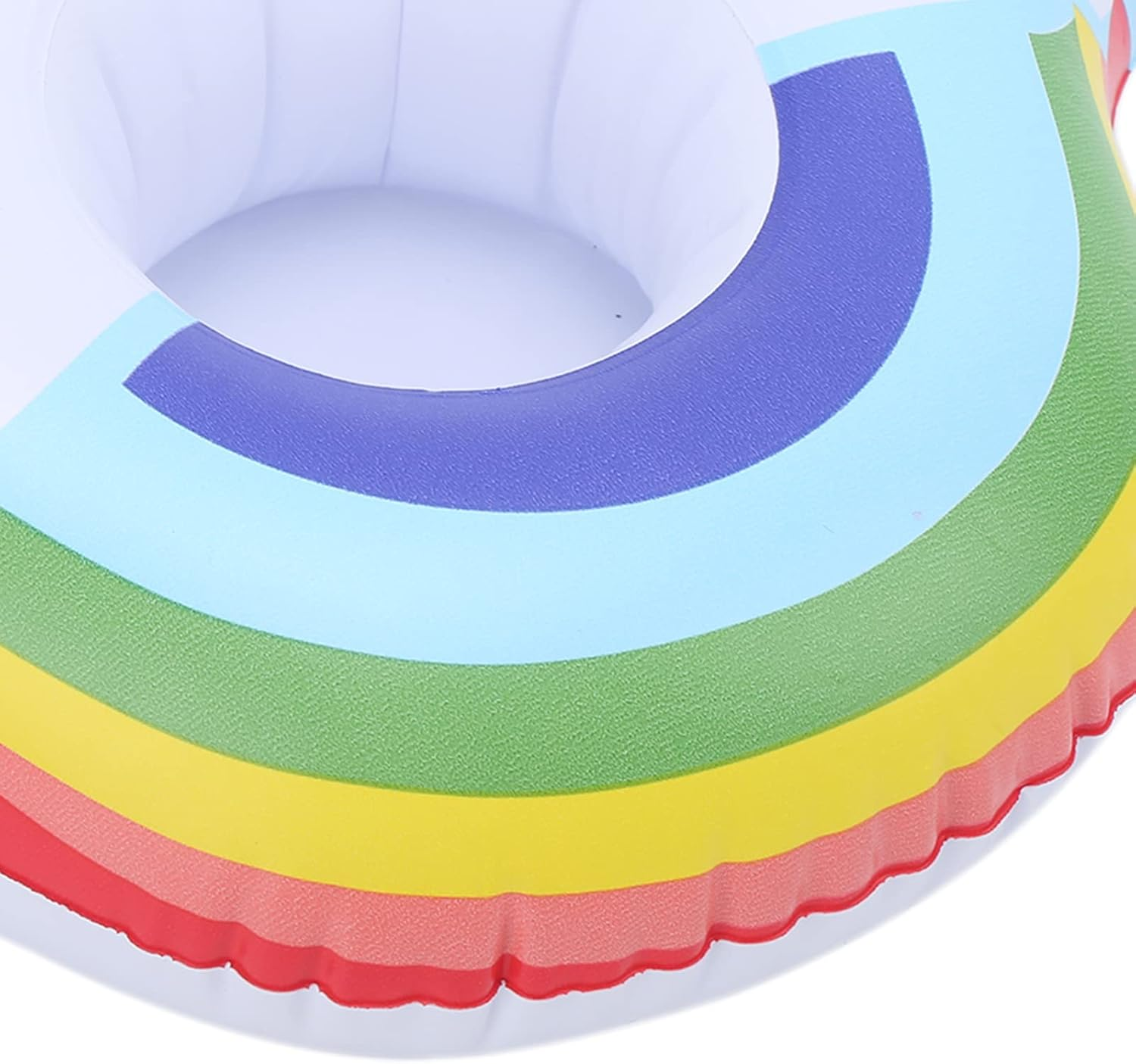 Inflatable Drink Holder, Cloud and Rinbow Inflatable Cup Holders Super Stable Portable for Hot Tubs for Pool Party image number 6