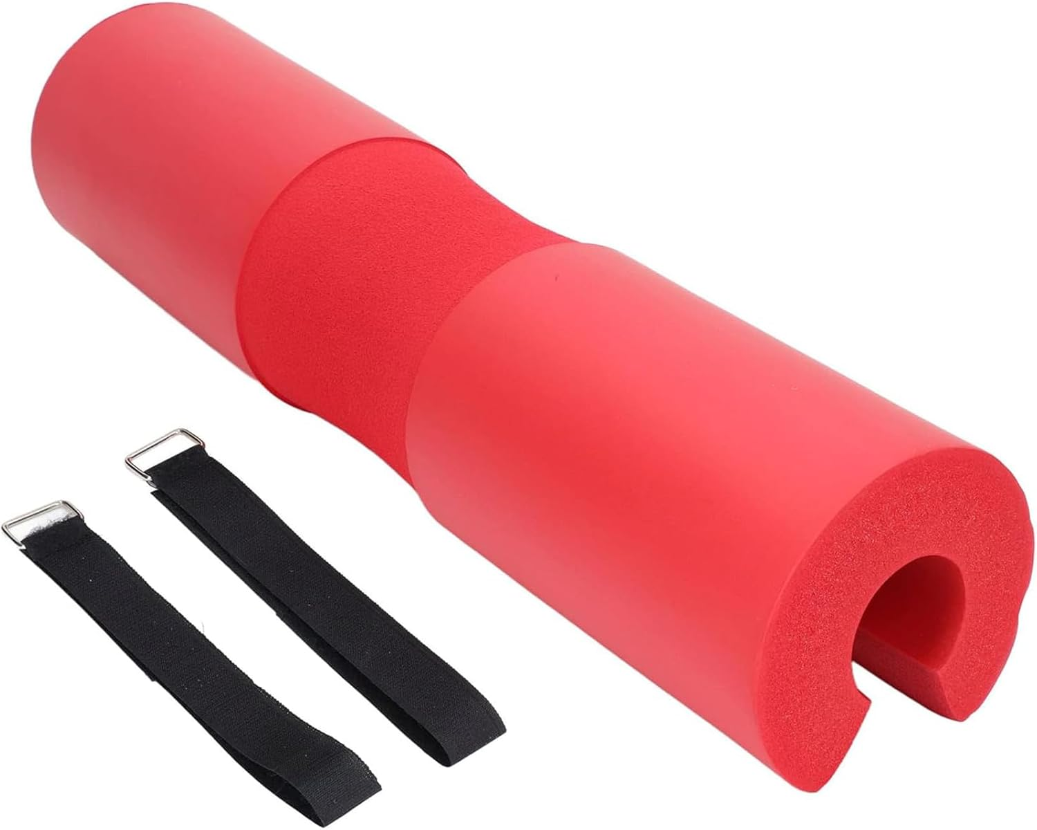 Yeanifeana Barbell Pad - High-Density Foam Sponge Pad for Squats, Weightlifting, Lunges & Hip Thrusts, Perfect Fit Standard and Olympic Bars (Black)