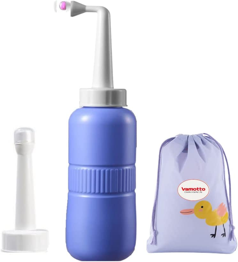 Peri Bottle for Postpartum Care Essentials Perineal Spray Squirt Upside down Bottle Feminine Postpartum Care,Clean, Perineal Recovery New Mom &Baby 2 Detachable Nozzles Portable Personal Hygiene Bidet Kit image number 3