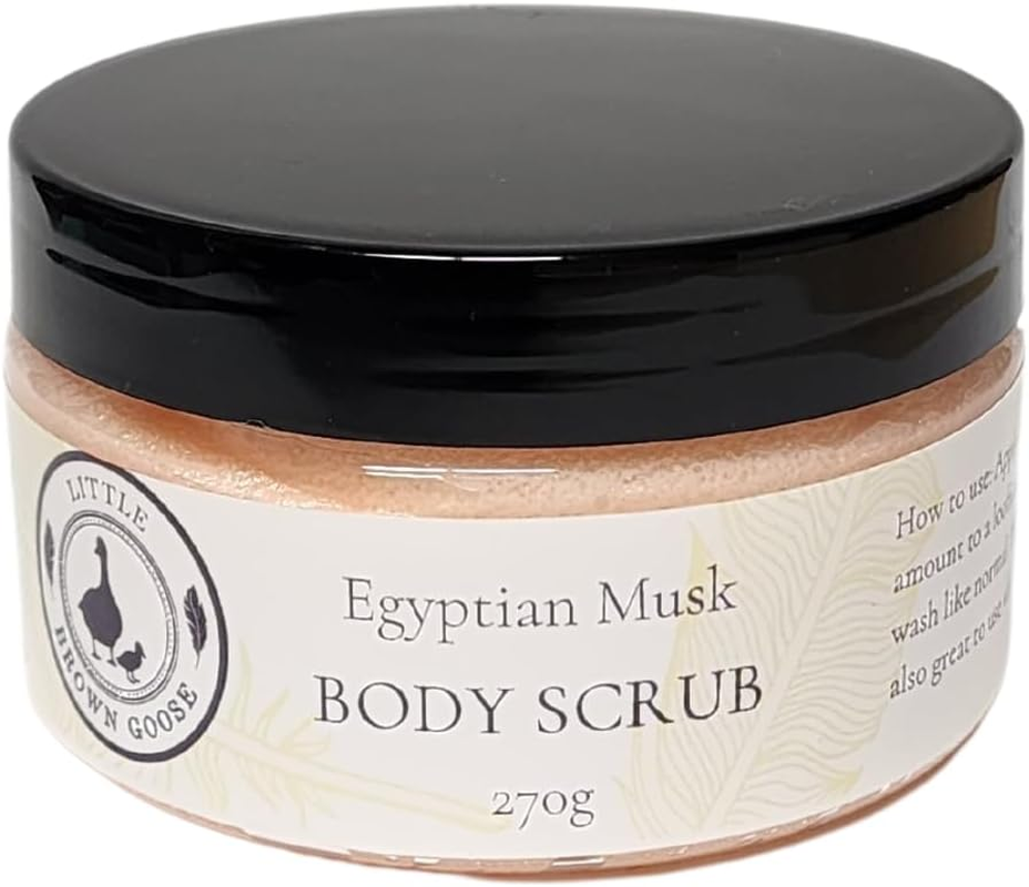 Little Brown Goose Raspberry and Vanilla Whipped Body Sugar Scrub 270G. 100% Vegan-Friendly, Natural Exfoliant Body Scrub for Smooth Skin, Non-Greasy, Mess-Free, Body Scrub Body Polish, Handmade in South Australia image number 3