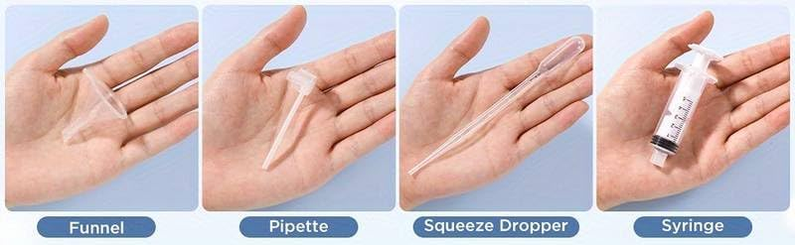 Z&eacute;nitude Glassworks Perfume Bottle Refill Kit - Syringe, Pipette, Funnel + Others 5 Piece Kit image number 5