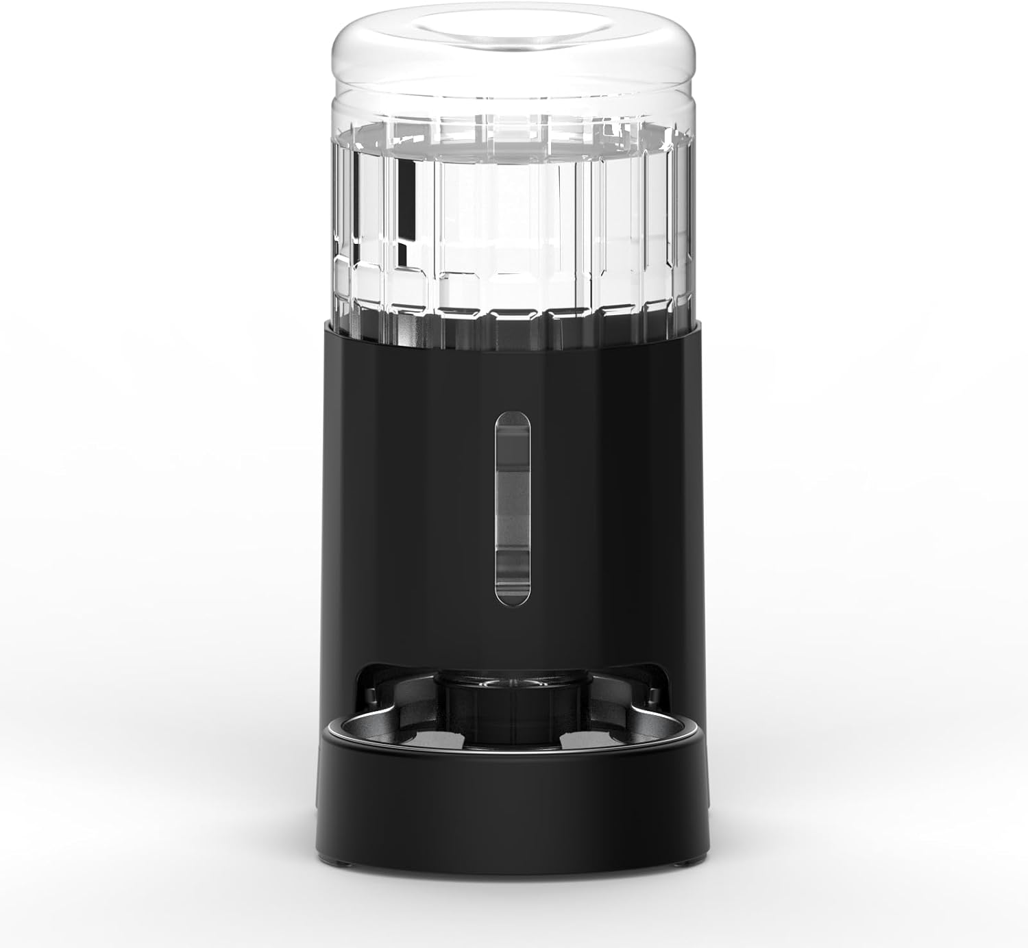 JUNSPOW Drinking Fountain for Cats with Stainless Steel Bowl 4 L, No Electricity & Ultra Silent Automatic Water Dispenser for Large Dogs/Multi-Cat Household, Black image number 2