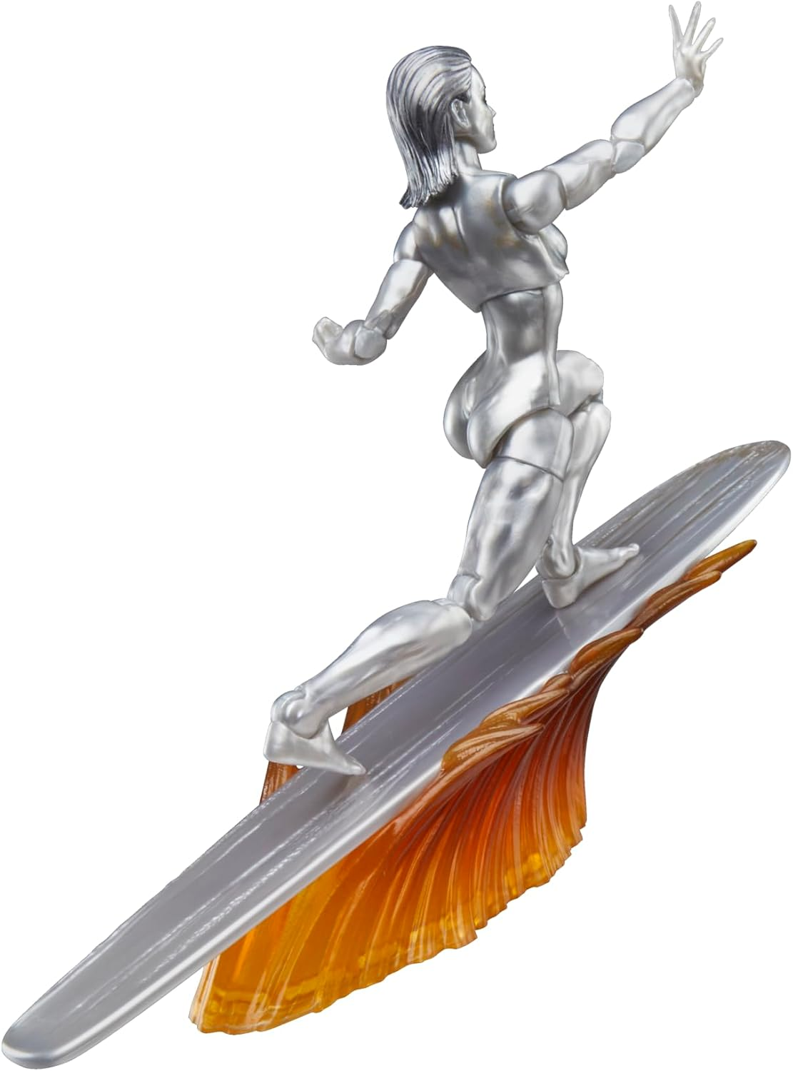 Marvel Legends Series Silver Surfer, the Fantastic Four: First Steps Movie Collectible 6 Inch Action Figure Toy, Superhero Toy for Boys and Girls image number 4