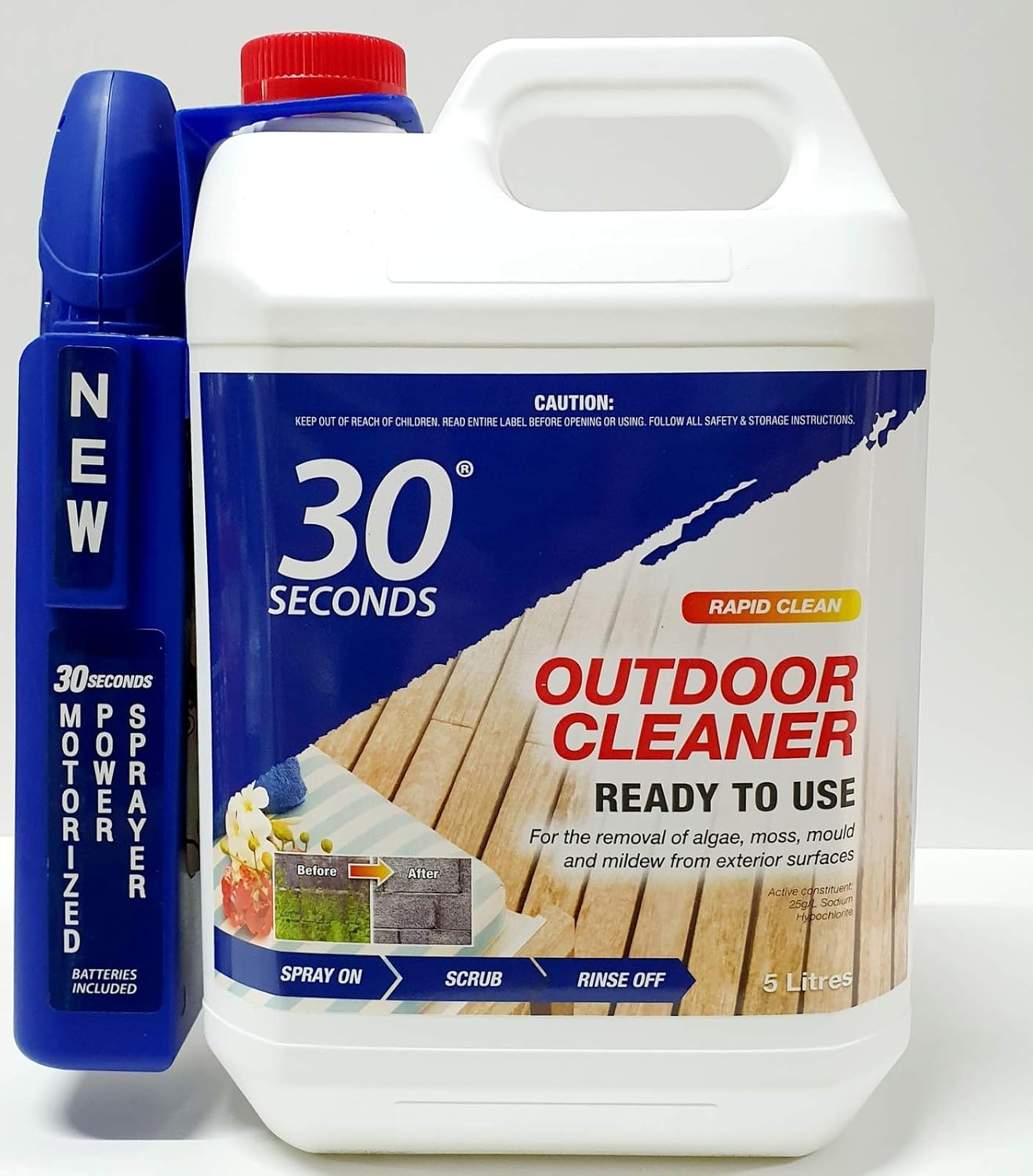 30 Seconds Outdoor Cleaner Power Sprayer, 5 Litre