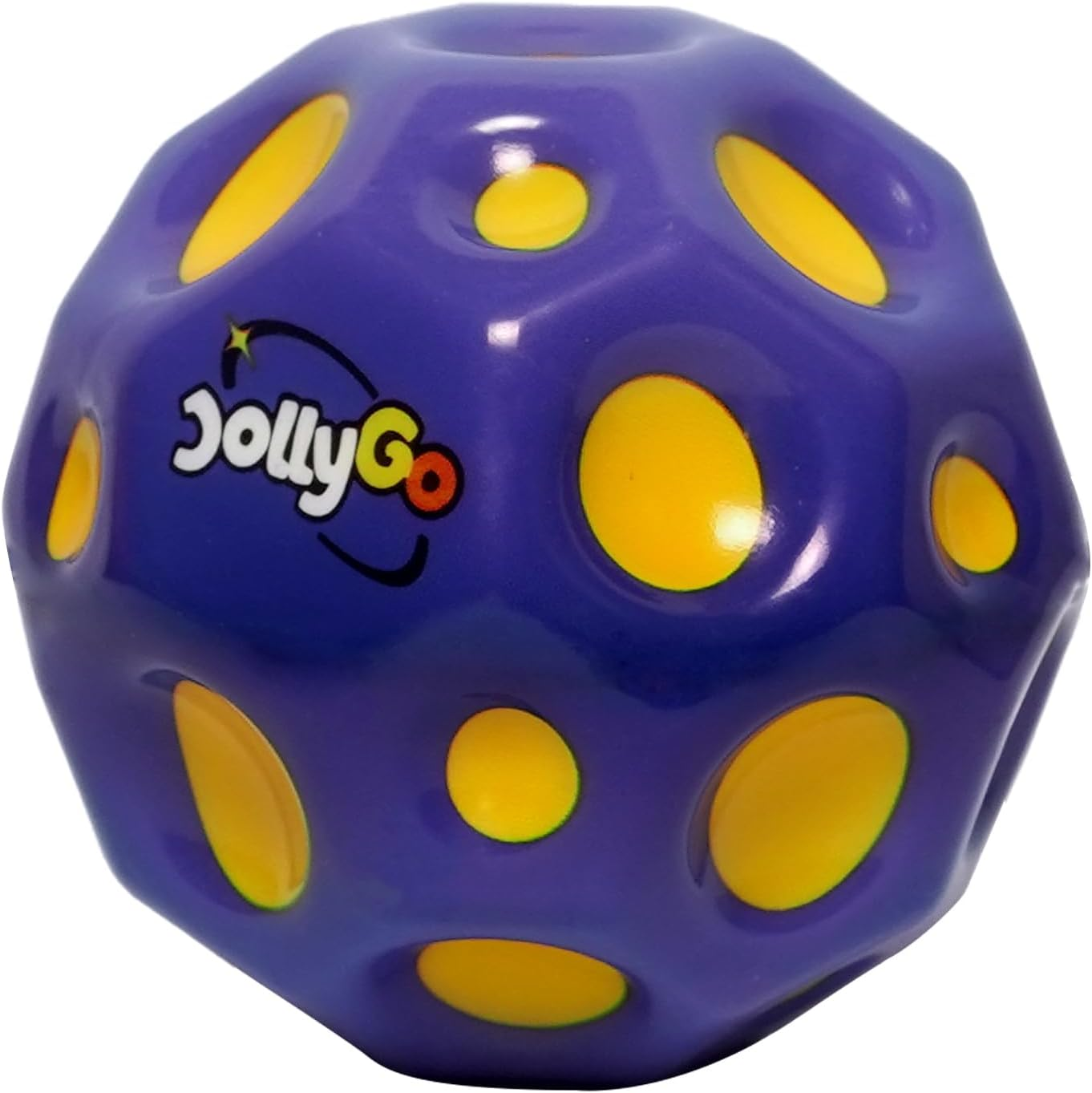 Original Moonball 9.5 Cm Big Moon Ball Super High Bouncy Lightweight PU Material Bouncy Balls for Children and Pets Interactive Toy Stress Relief Bouncy Balls for Children Outdoor