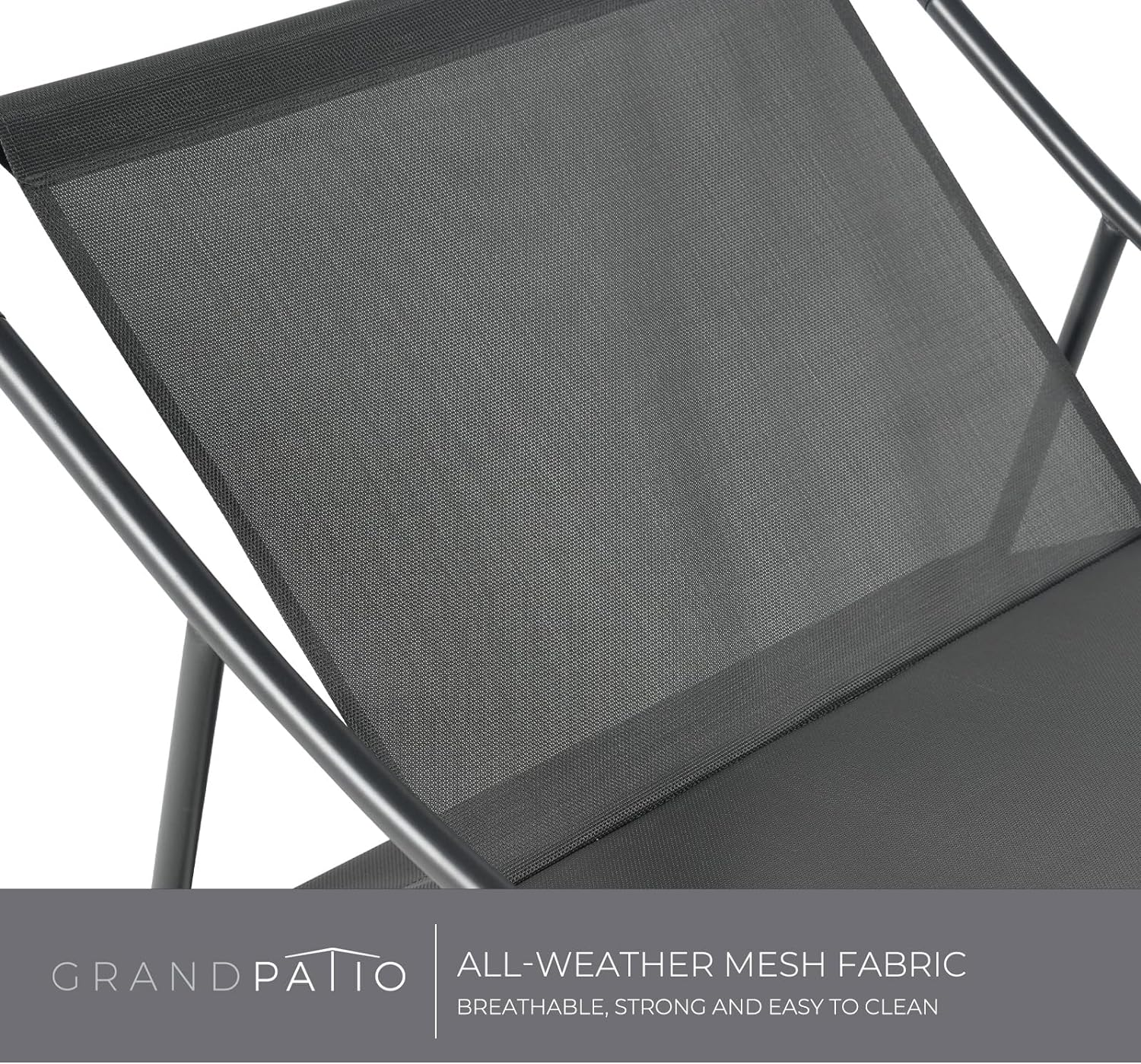 Grand Patio Steel Rocking Chair Indoor & Outdoor, Patio Lounge Rocking Chair with Thick Cushion for Relaxing Reading Napping, Comfortable Modern Rocker Chair for Living Room, Front Porch, Backyard image number 4