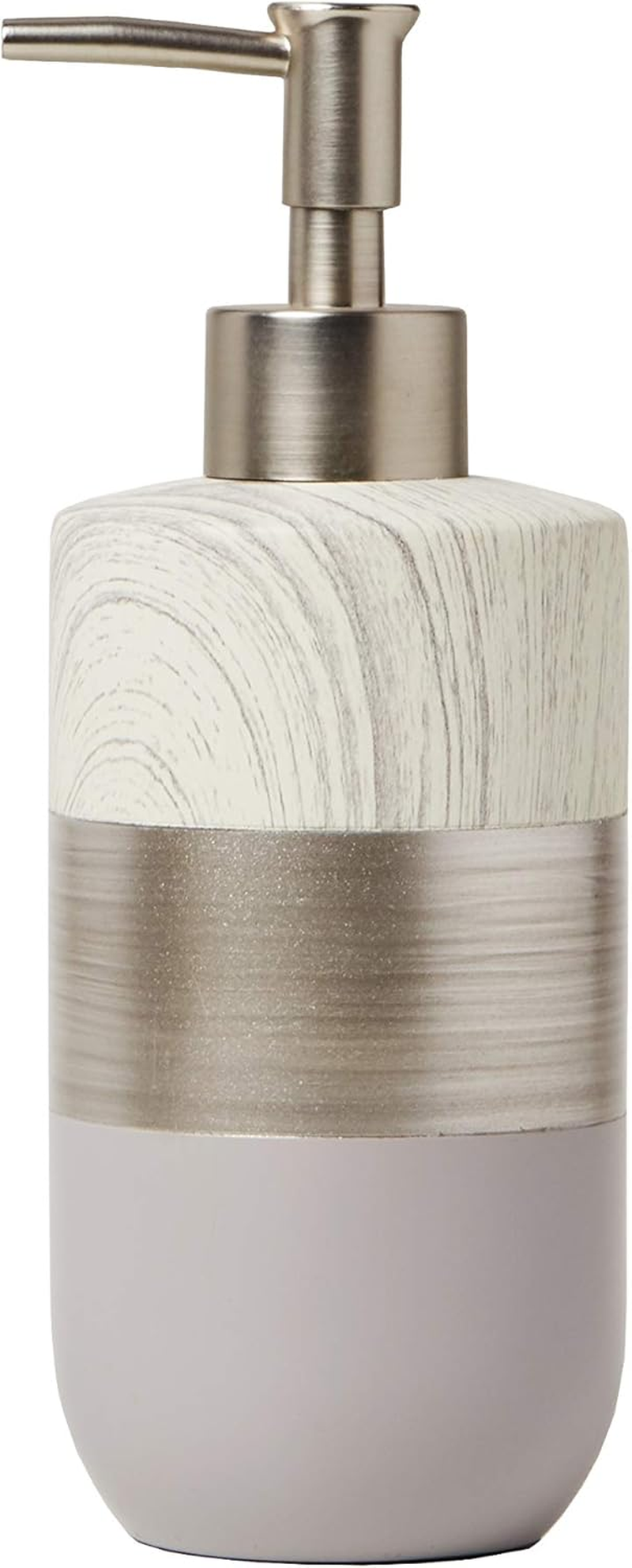 SKL Home by Saturday Knight Ltd. Liselotte Soap Dispenser, Silver