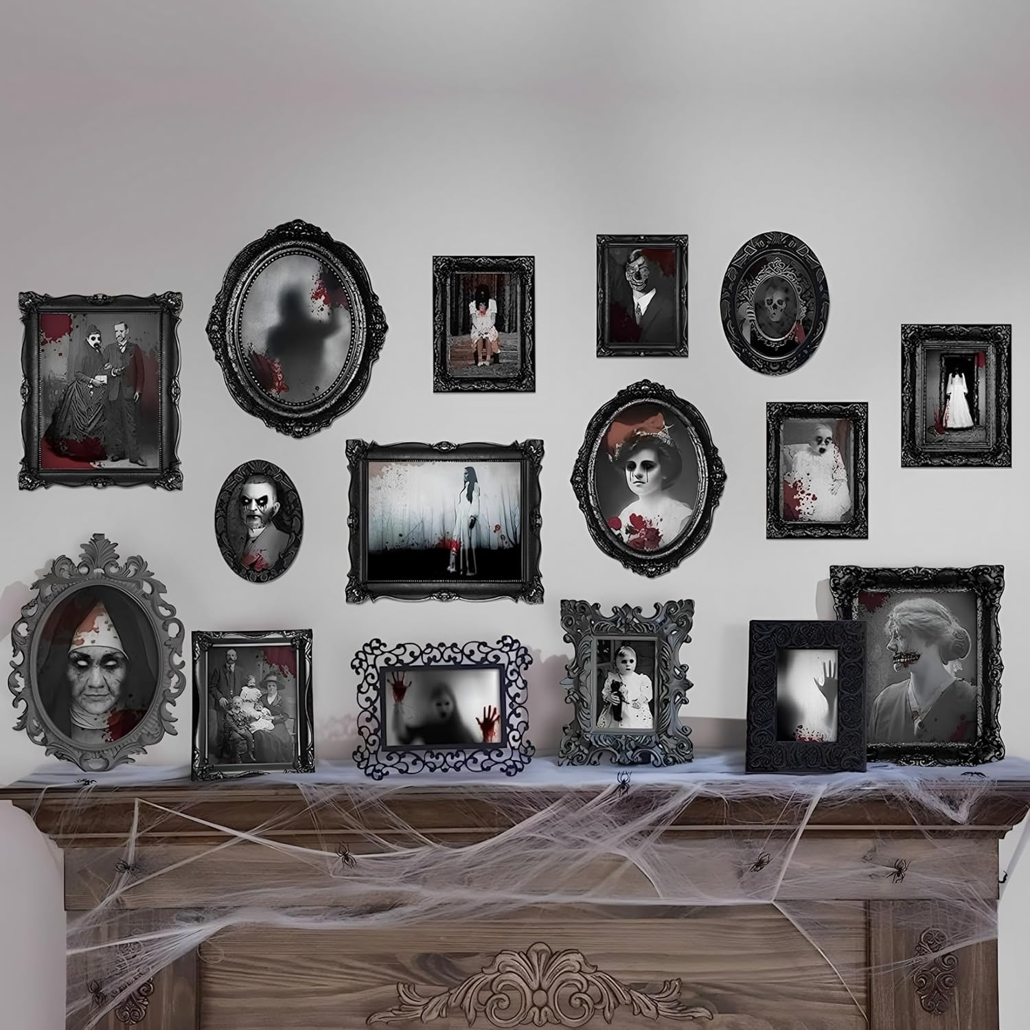 Amscan Dark Manor Framed Pictures Cutouts