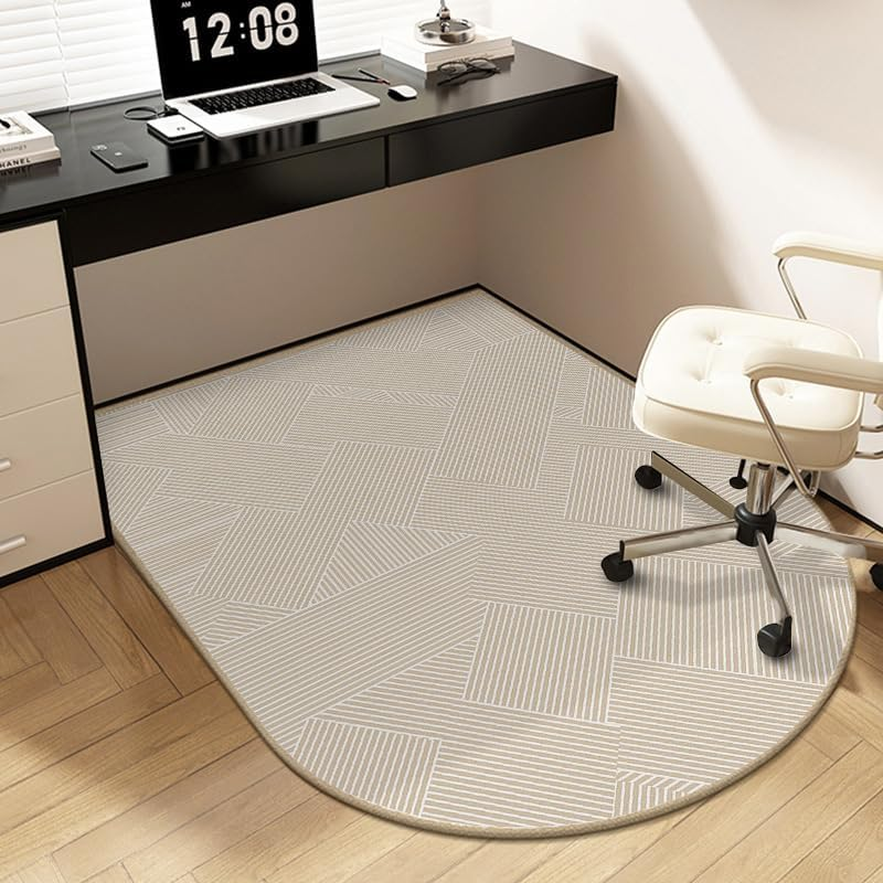 Office Chair Mat for Carpet and Hardwood Floors, 120X80Cm, Oversized Non-Slip Computer Desk and Chair Protector, Multi-Purpose Floor Protector for Home Office image number 4