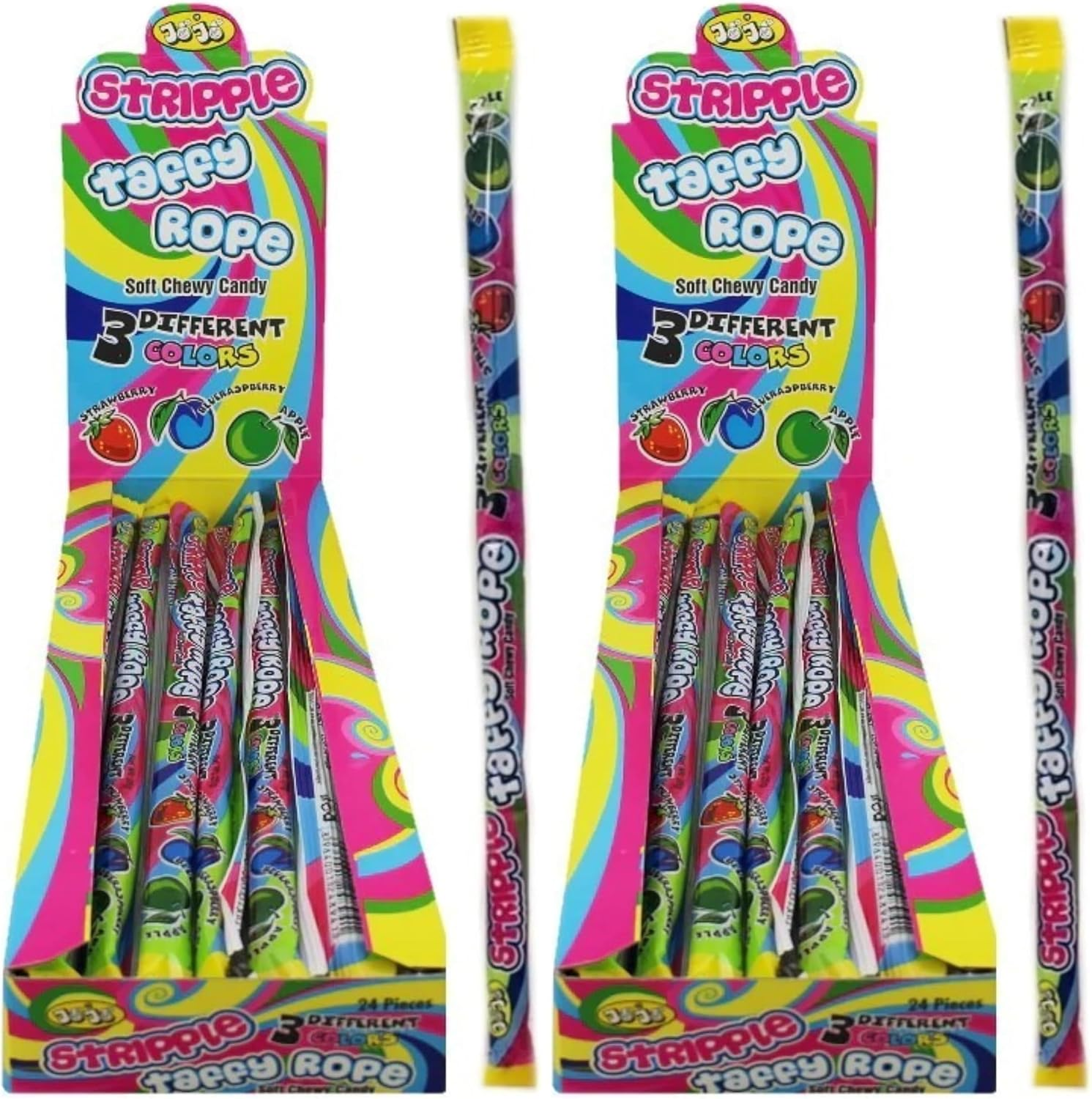 Ait Rainbow Stripple Taffy Rope 24 X 25 G