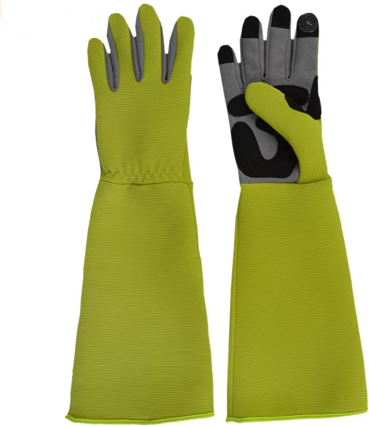 Gardening Gloves for Men & Women, Breathable Forearm Safety Work Long Gloves, Thorn Proof No Stab for Rose & Cactus Pruning, Digging, Planting