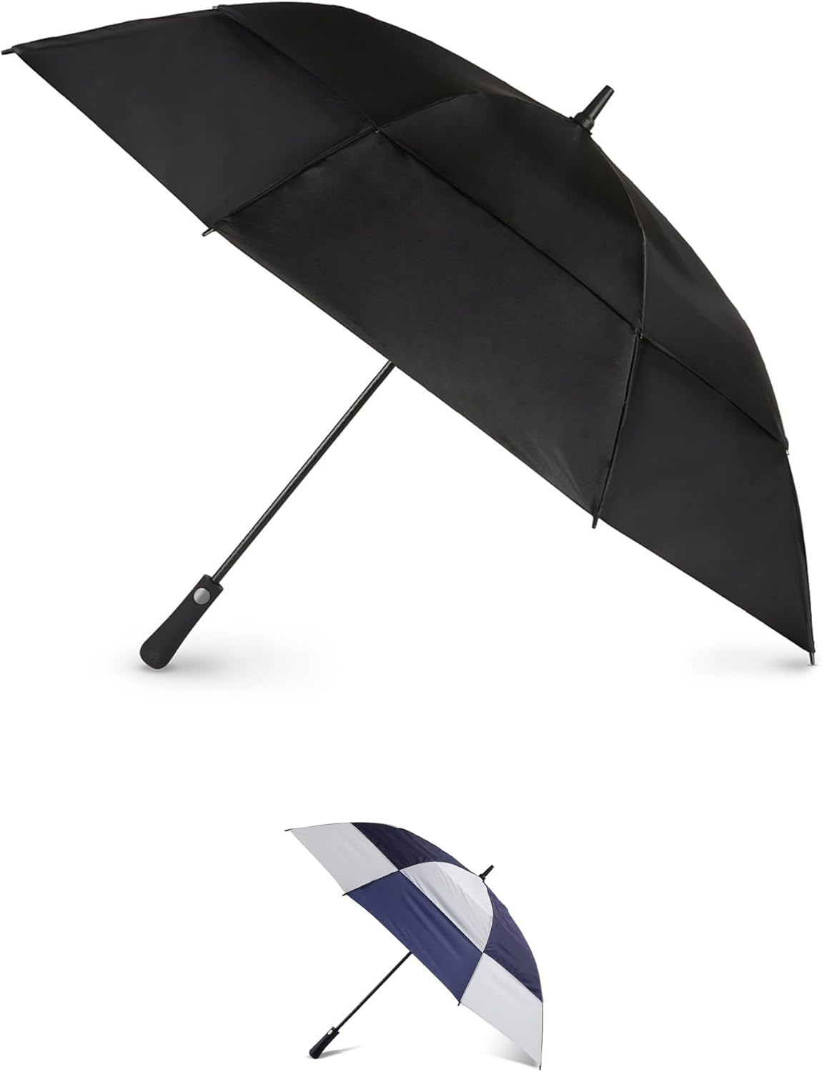 Totes Automatic Open Extra Large Vented Canopy Golf Stick Umbrella