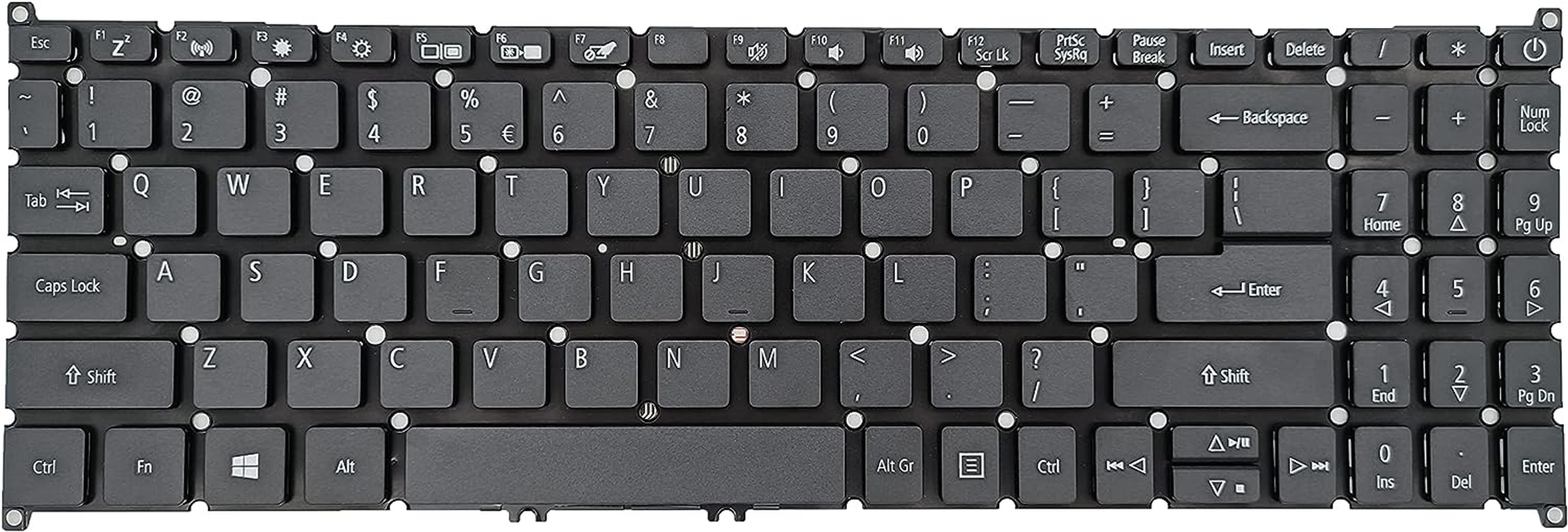 KBRPARTS Replacement Keyboard for Acer Aspire 5 A515-43 A515-52 A515-53 A515-54 A515-55, Aspire A315-22 A315-34 A315-42 A315-54 A315-55 A315-56 Series Laptop US Layout image number 2