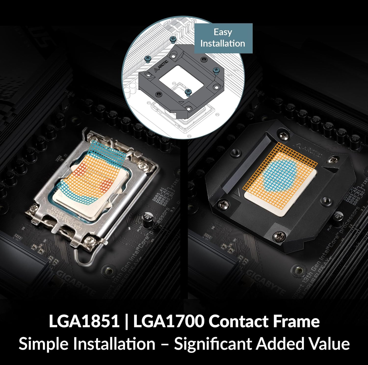 ARCTIC Liquid Freezer III 360 - Water Cooling PC, All-In-One CPU AIO Water Cooler, Intel & AMD Compatible, Efficient Pwm-Controlled Pump, Fan: 200-1800 RPM, LGA1851 and LGA1700 Contact Frame - Black image number 6