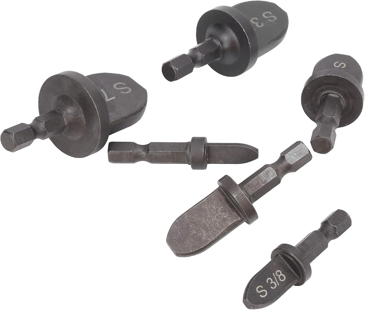 Tube Expander, Bearing Steel Pipe Expander Pipe Expander Set Expand Hvac Tubing Tube Expander Tool for Copper and Other Soft Metal Pipes for Extended Aluminum image number 5