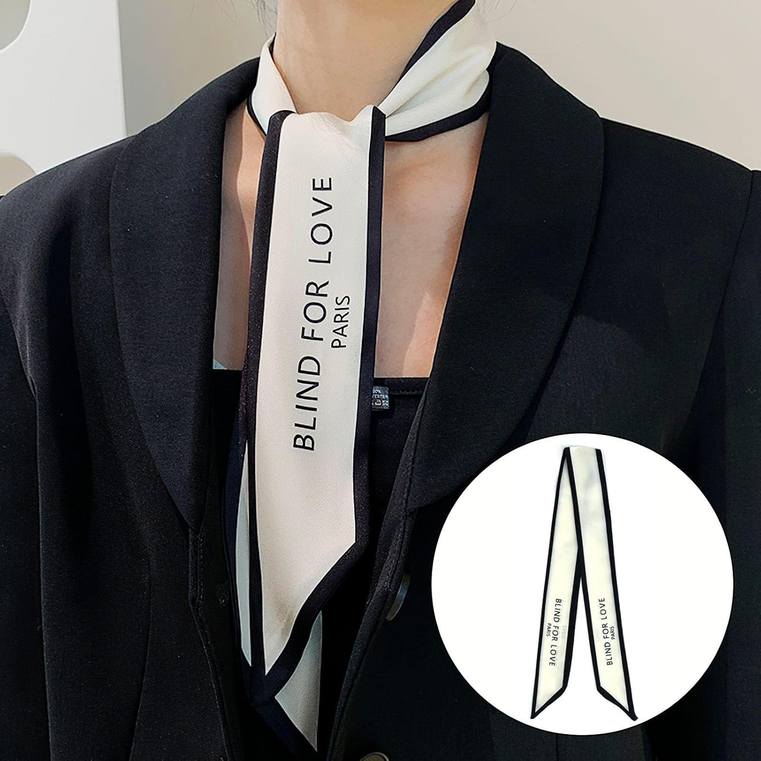 5 Silk Scarf Headbands, Retro Hair Bands, Daily Pendulum Decoration Ribbons, Jeans Decoration Ribbons, Gifts for Friends and Girlfriends