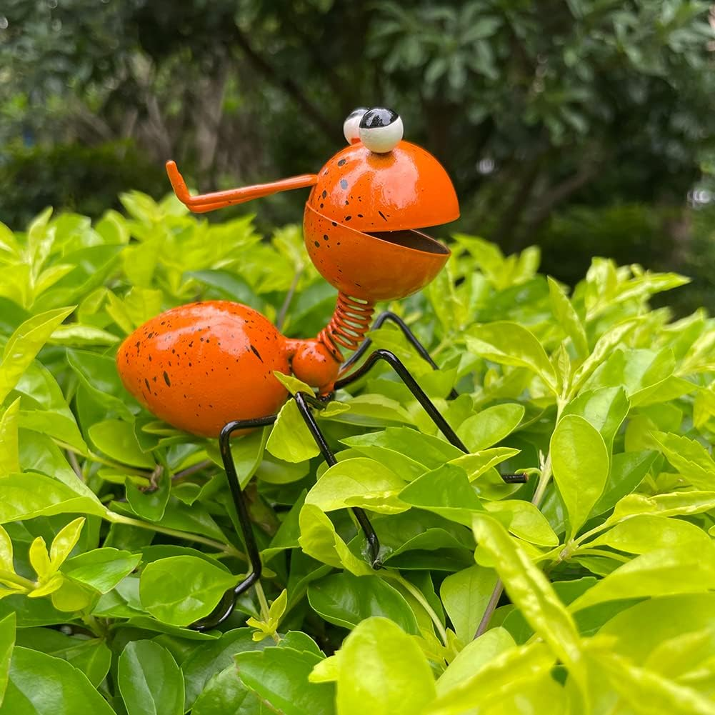 Metal Ants Garden Decor Insect Ornaments Indoor or Outdoor Garden Yard Art Wall Sculptures 4 PCS Set image number 5
