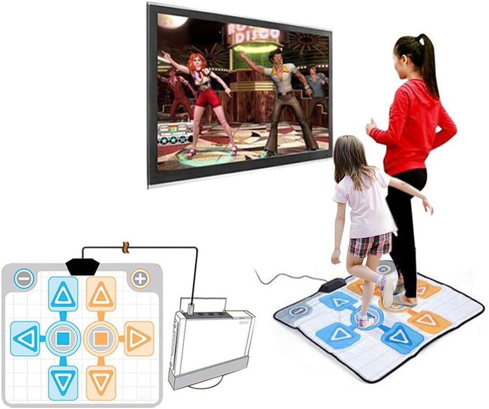 OSTENT Non-Slip Dancing Pad Dance Mat for Nintendo Wii Gamecube NGC Console Sport Dance Games image number 5