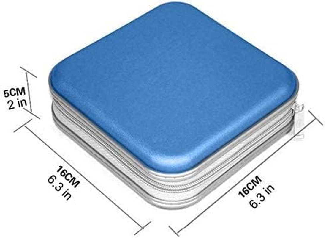 Storage Album Bag Hard Case Double-Sided DVD Storage Case, DVD Wallet Holder, CD/DVD Case Wallet 40 Discs Are Easy to Carry and Organize and Can Hold Your Old CDS image number 3