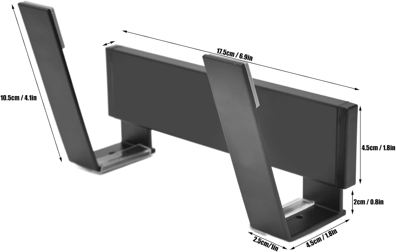 Omabeta 1PCS Pot Lid Holder Wall Mount, Slidable Chopping Board Storage Rack with No Punching Installation, Stainless Steel Kitchen Hanger for All Kitchen Lids,17.5X10.5X4.5Cm/6.9X4.1X1.8In