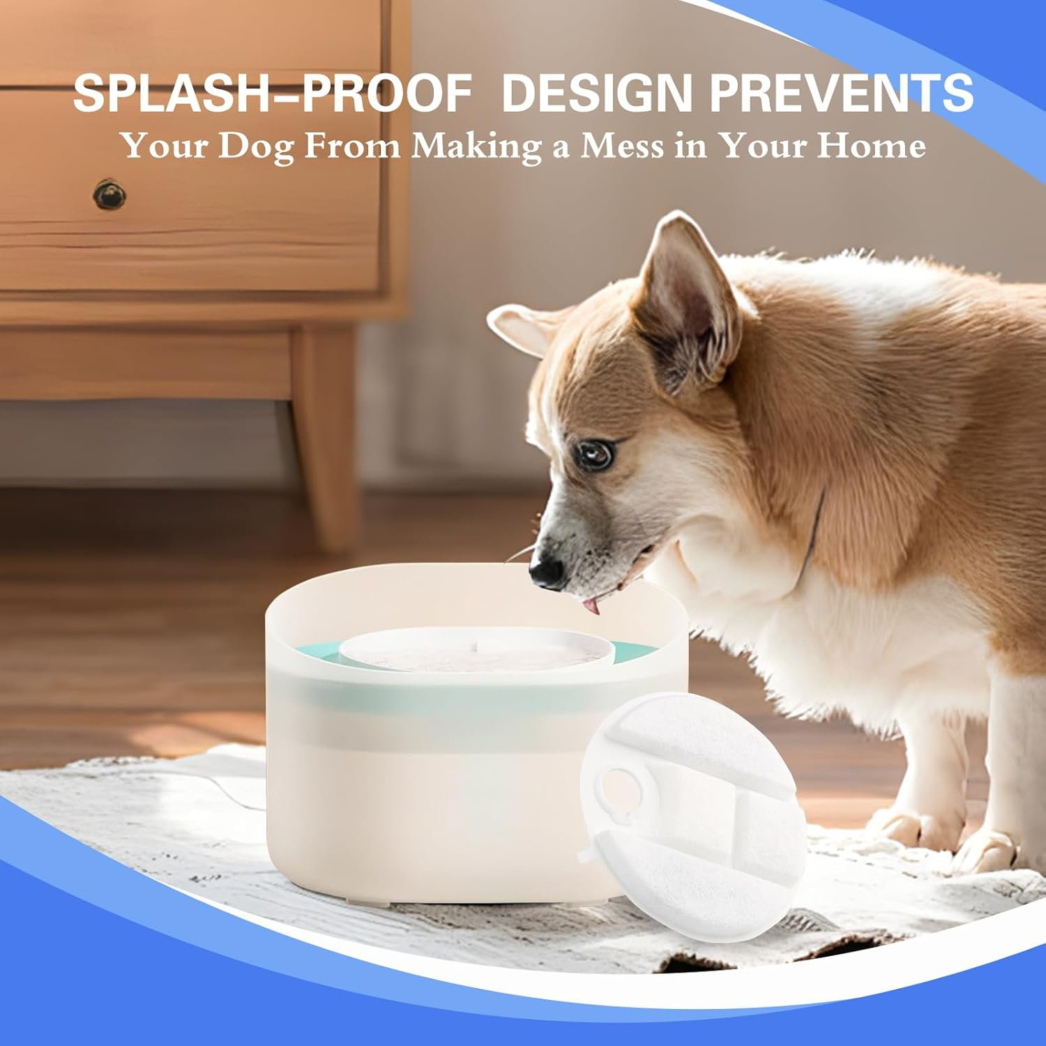 12 Pack Replacement Filters for Petlibro Capsule Dog Water Fountain PLWF008, 6 Month Supply Filter for Dog Water Dispensers image number 2