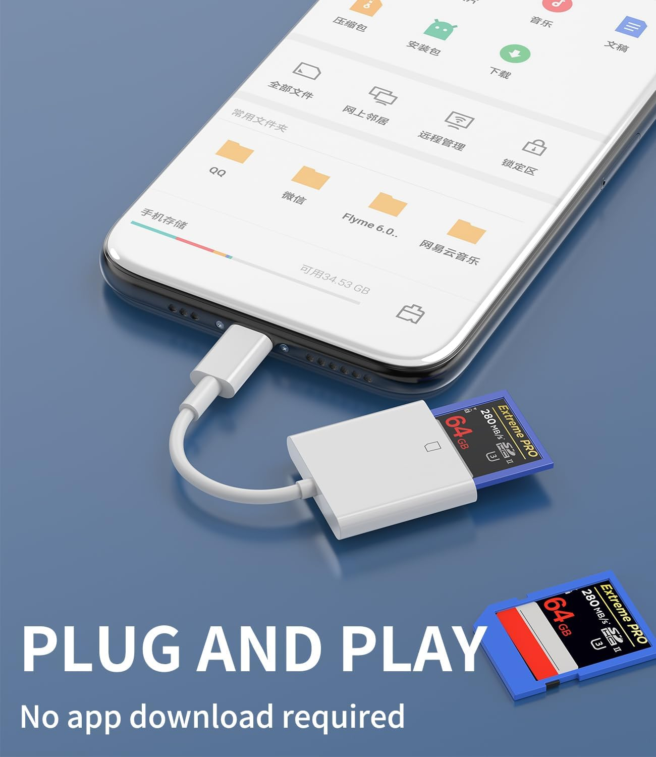 Lightning SD Card Reader for Iphone 14 13 12 Pro Max for Apple MFI Certified Adapter for Ipad Digital Camera Photo Transfer Memory Accessories Adaptor Drive Stick Converter Lighting Storage Connection image number 3