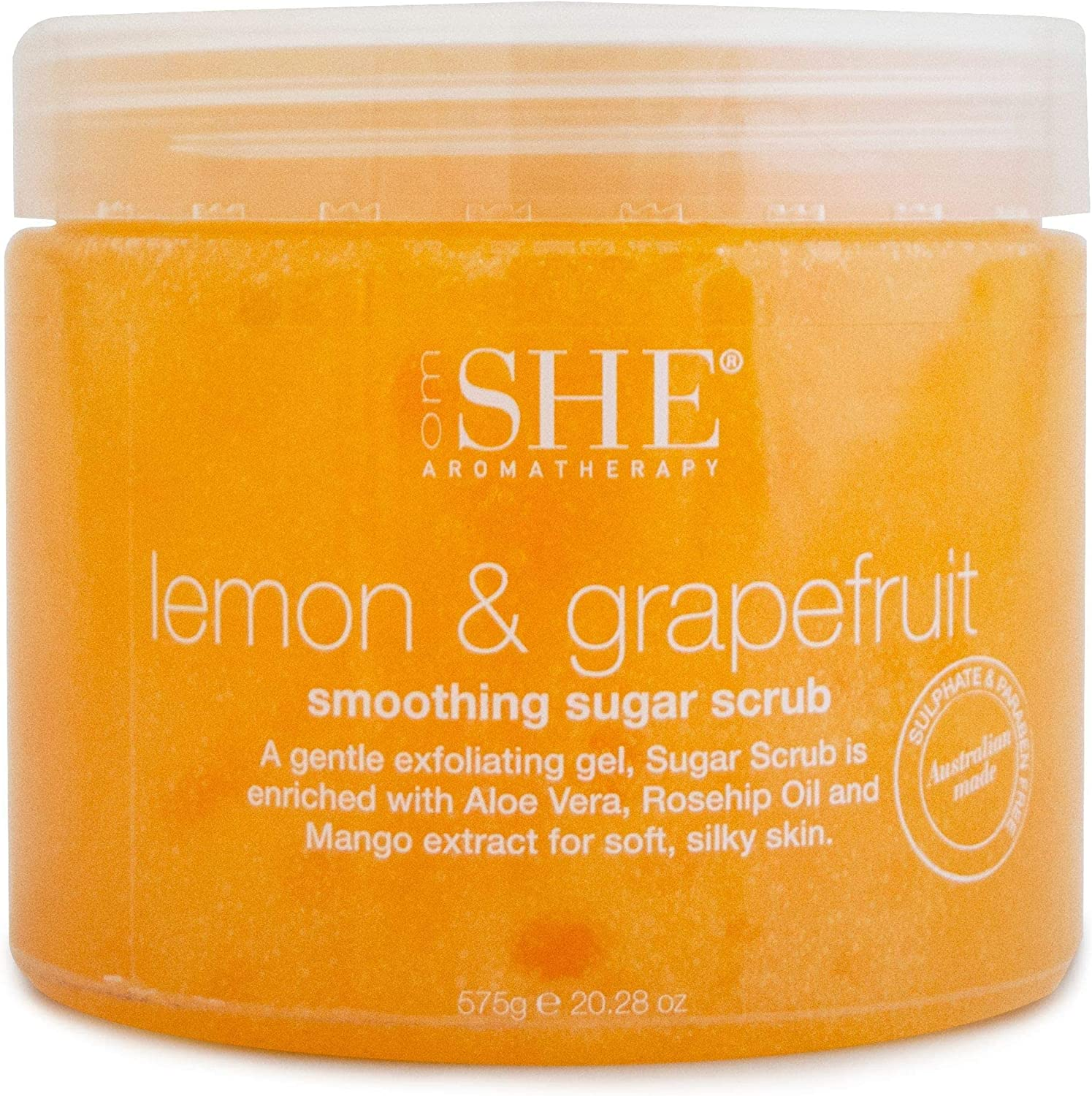 OM SHE Aromatherapy Mango & Orange Sugar Scrub image number 1