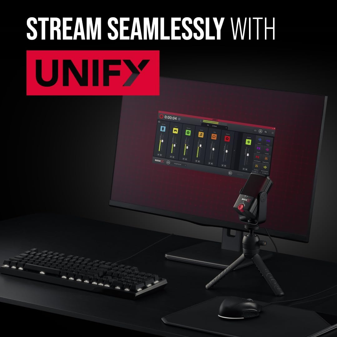 R&Oslash;DE XCM-50 Professional USB Condenser Microphone and Virtual Mixing Solution for Streamers and Gamers image number 6