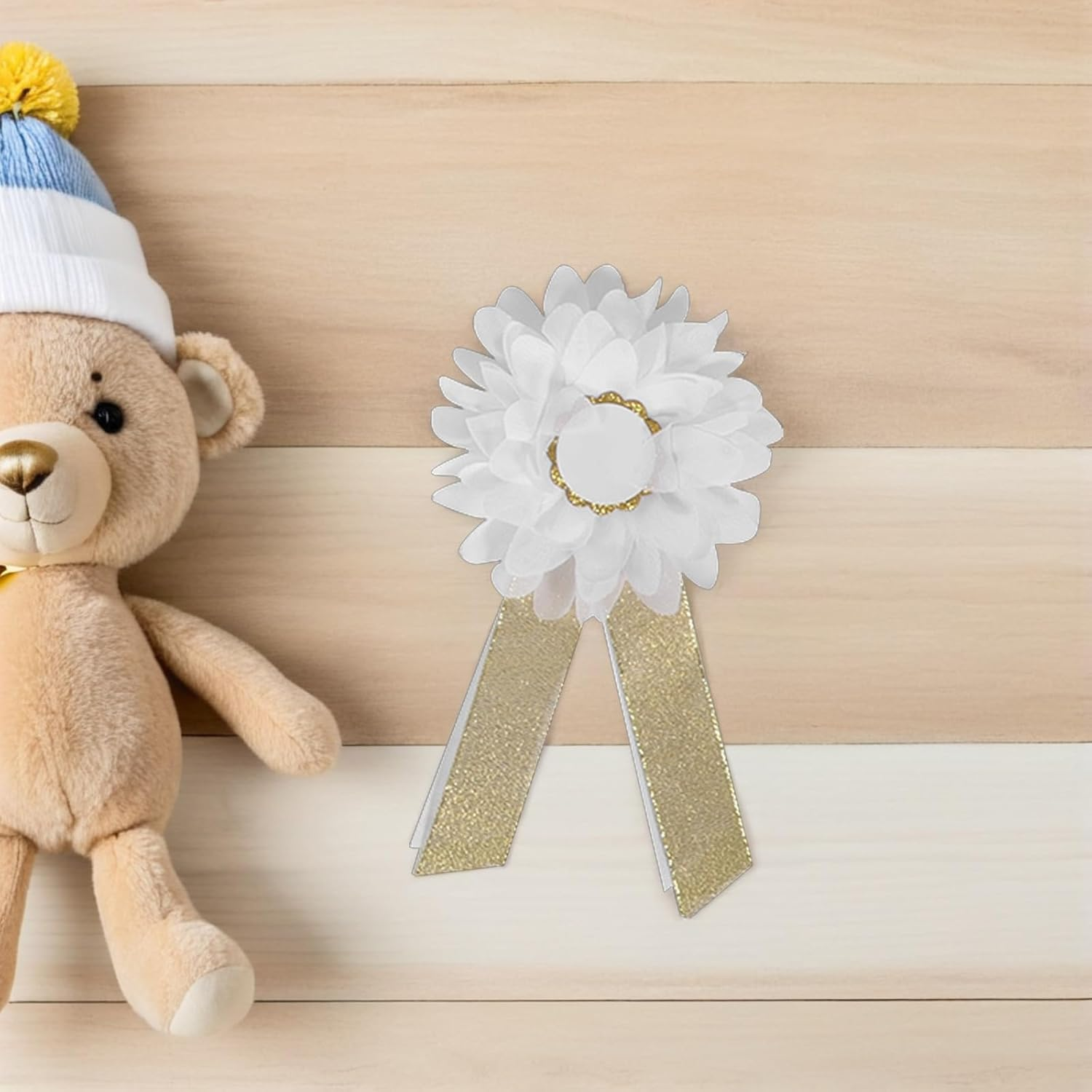 1 Set Flower Belt: Floral Maternity Sash Belt for Mom-To-Be - Comfortable Pregnancy Belly Band for Baby Shower Decorations and Special Events