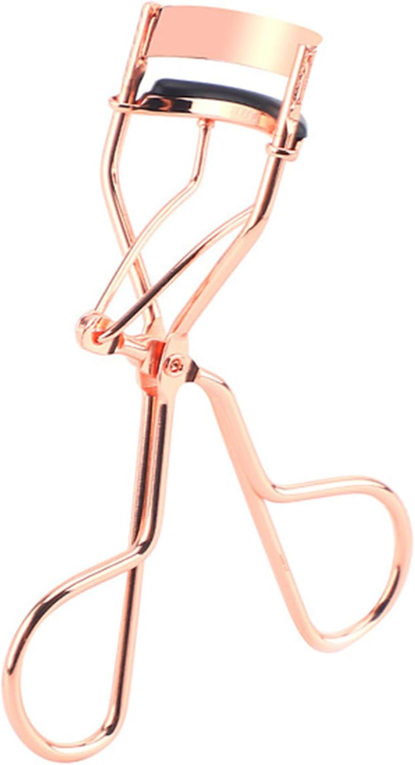 Portable Eyelash Curler - Wide-Angle Carbon Steel Lash Curler, Durable Eyelash Curling Tool for Natural Long-Lasting Lift, Compact & Lightweight