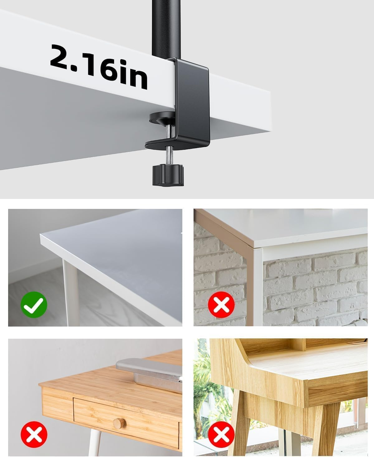 10.2" Desk Ring Light with Stand for Zoom Meetings, Key Light with Stand, 360&deg; Rotate & Flexible Height Video Conference Light, Adjust Arm Desk Lamp Zoom Light for Home Office