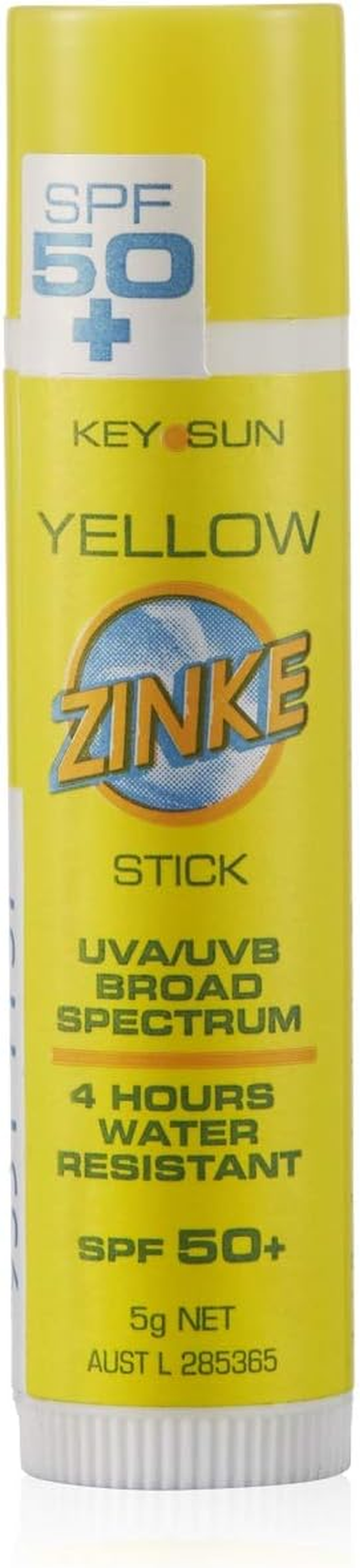 Keysun Zinke Yellow Zinke Stick SPF50+, Yellow, 5 G