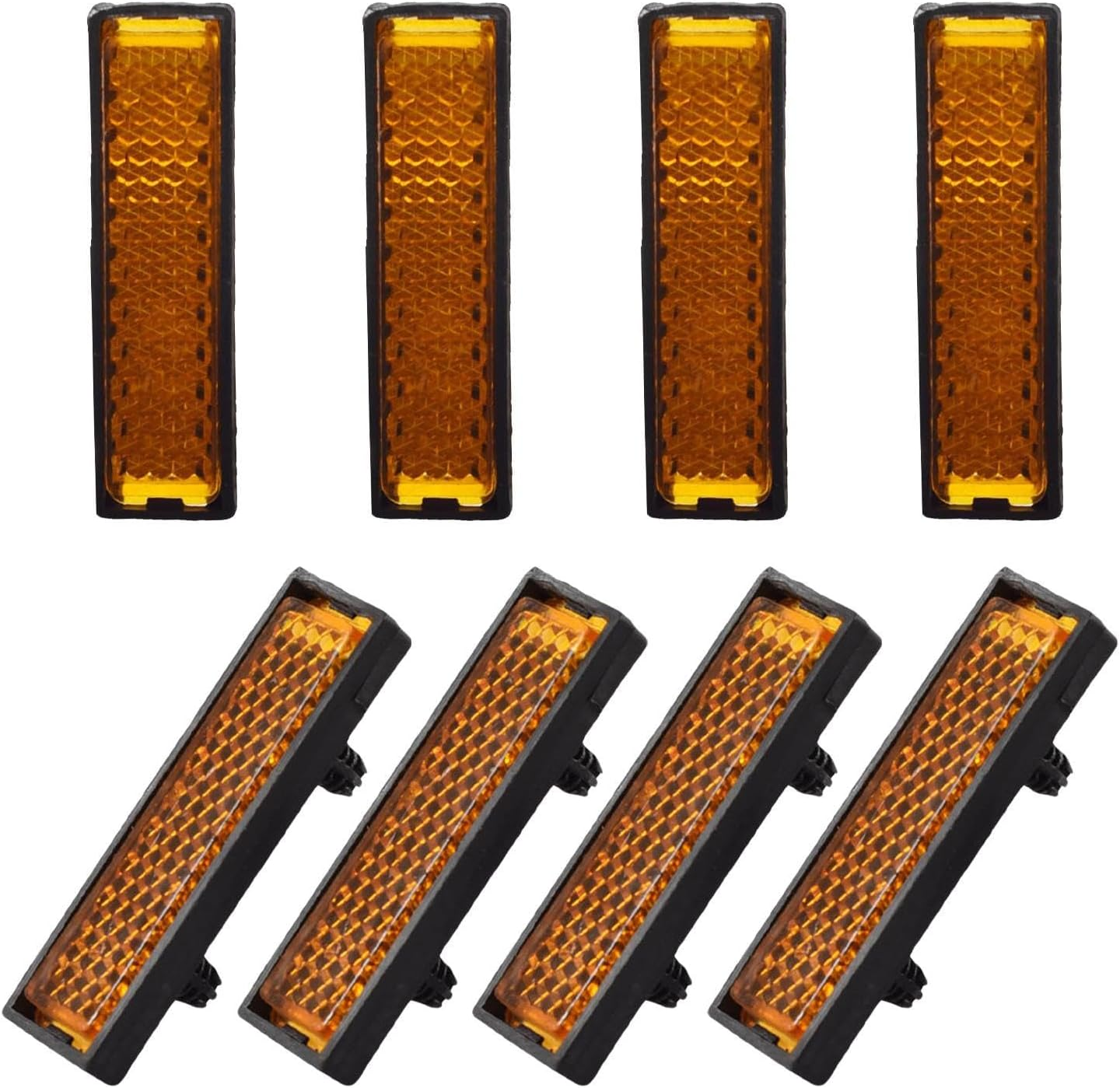Generico Reflectors for Bicycles &ndash; Reflective Posted | 8 Pieces of Bike for Running, Mountain Bike and Town, image number 3