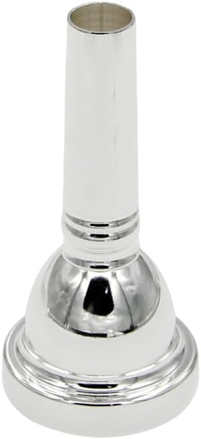6 1/2AL Silver Trombone Mouthpiece, Euphonium Mouthpiece for Superior Sound, Brass Instrument Accessories, Compatible with Baritone and Tenor Trombone image number 6