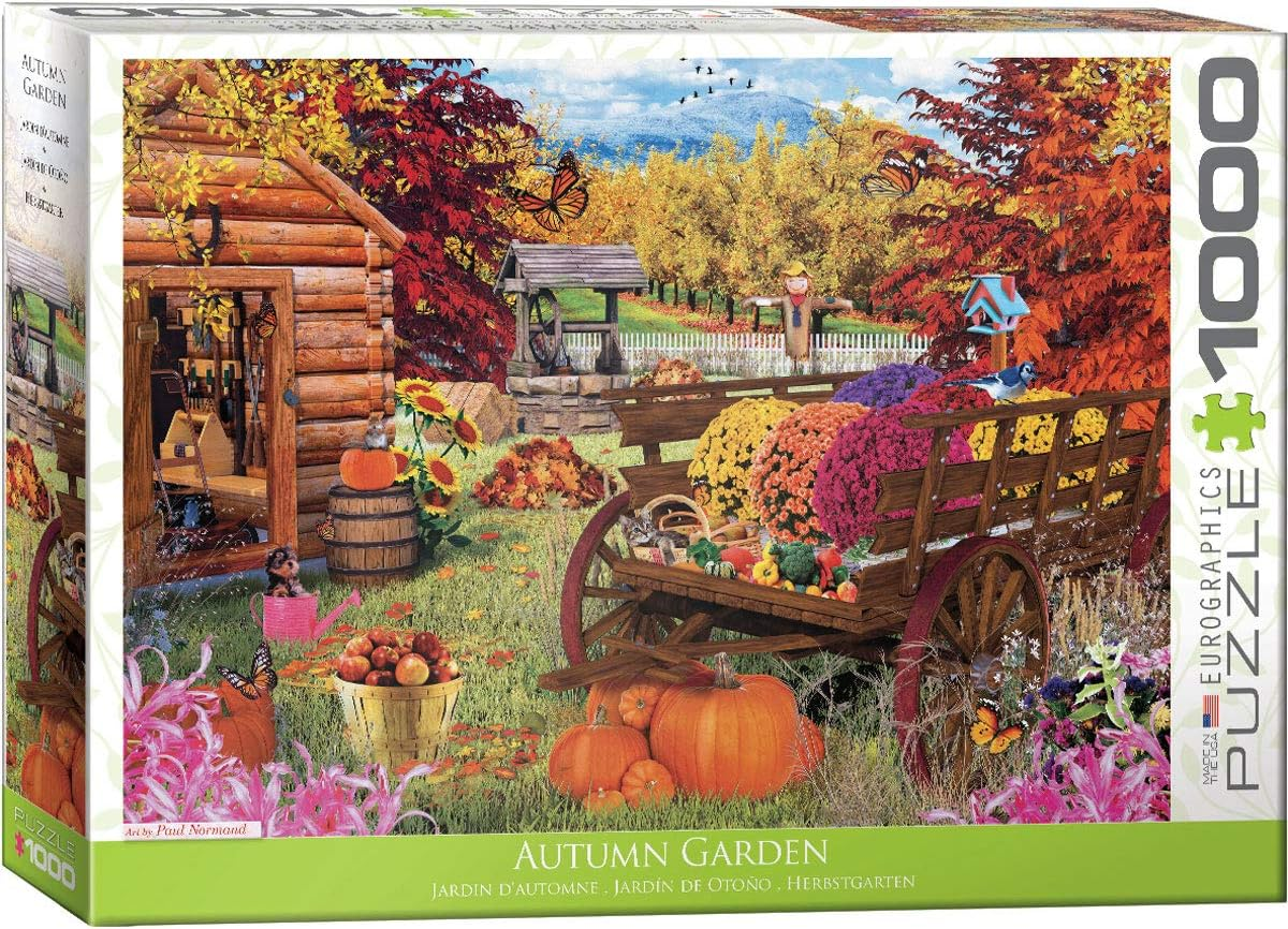 Eurographics Autumn Garden Jigsaw Puzzle (1000 Pieces) image number 1