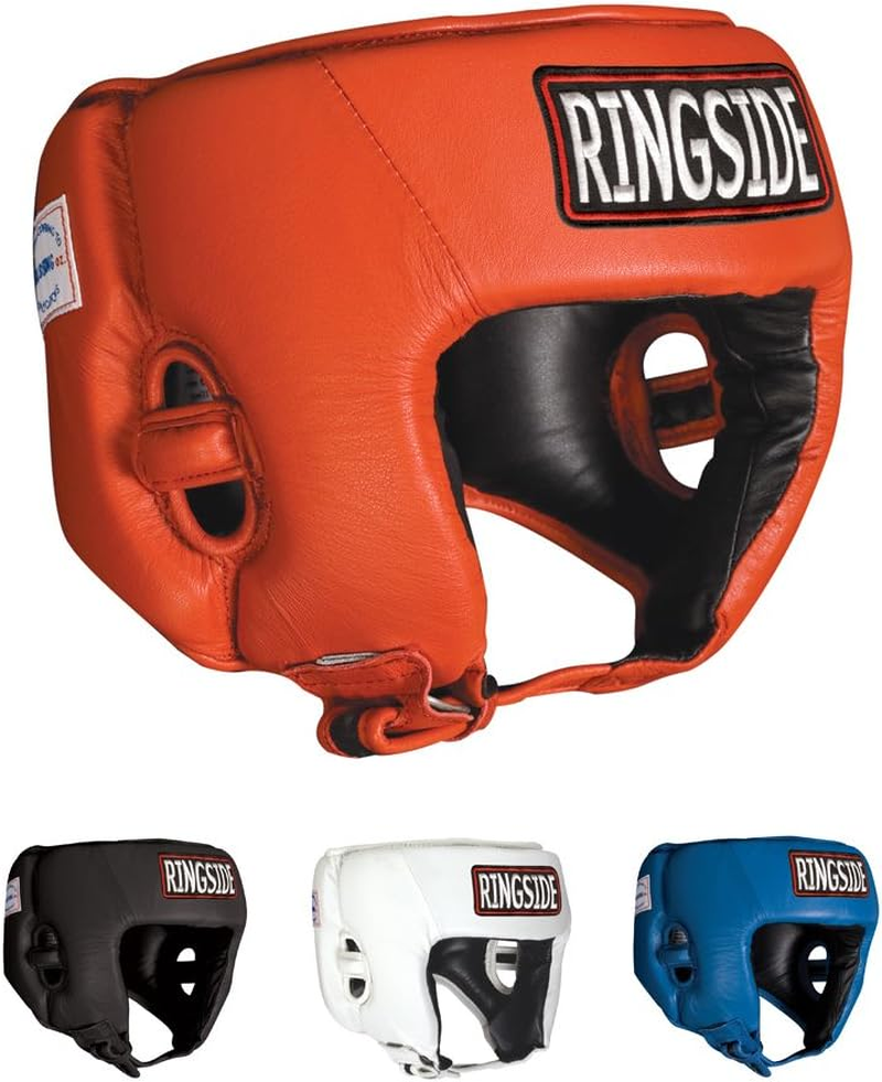 Ringside Competition Boxing Muay Thai MMA Sparring Head Protection Headgear without Cheeks image number 6