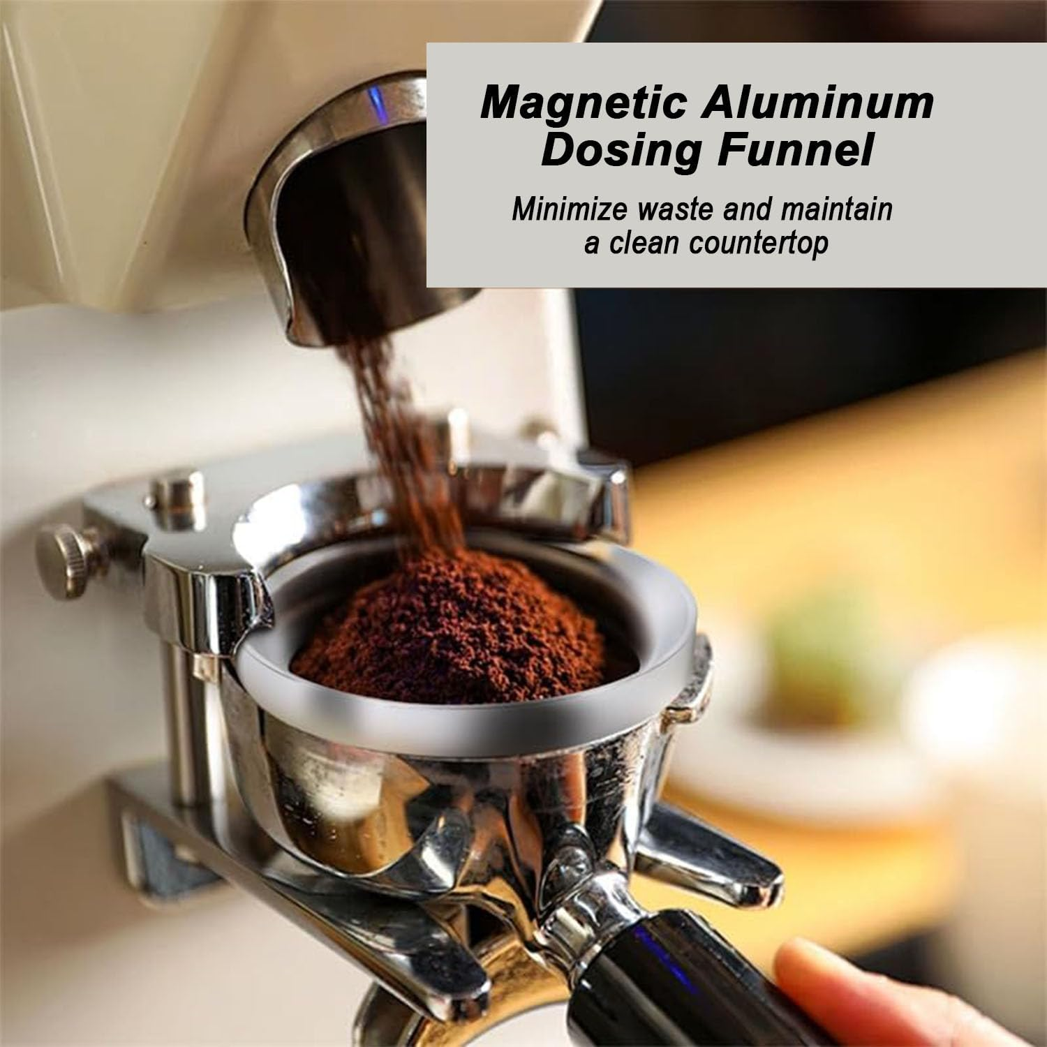 51Mm Espresso Accessories Kit - Calibrated Spring-Loaded Tamper (30Lbs), WDT Tool with 0.35Mm Needles & Magnetic Dosing Funnel | Barista-Grade Set for 51Mm Portafilters & Espresso Machines image number 5