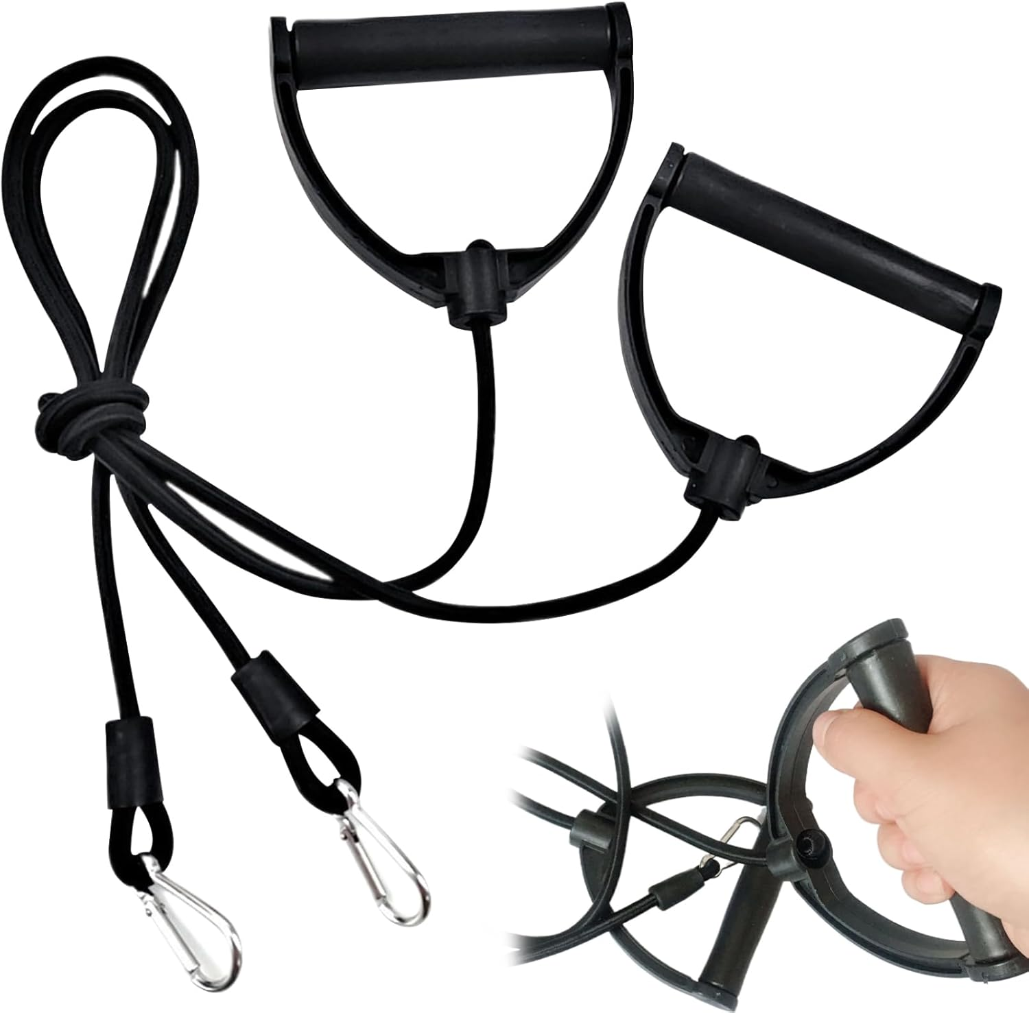 Resistance Band Women Exercise Band with Handles Stepper Resistance Bands Durable Pull up Assist Bands Fitness Accessories for Weightlifting Strength Training Muscle Toning